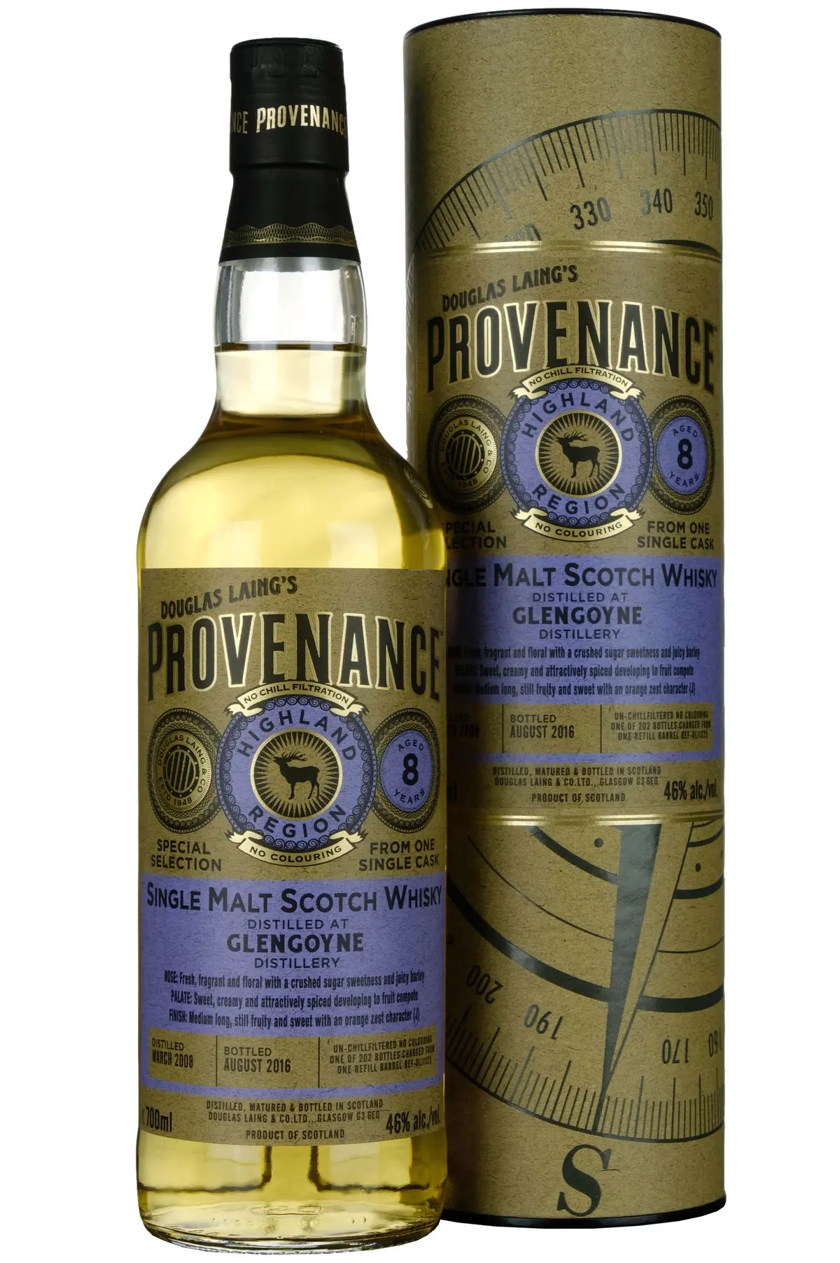 Glengoyne 2008-2016 | 8 Year Old Douglas Laing Provenance Single Cask Dl11323 1