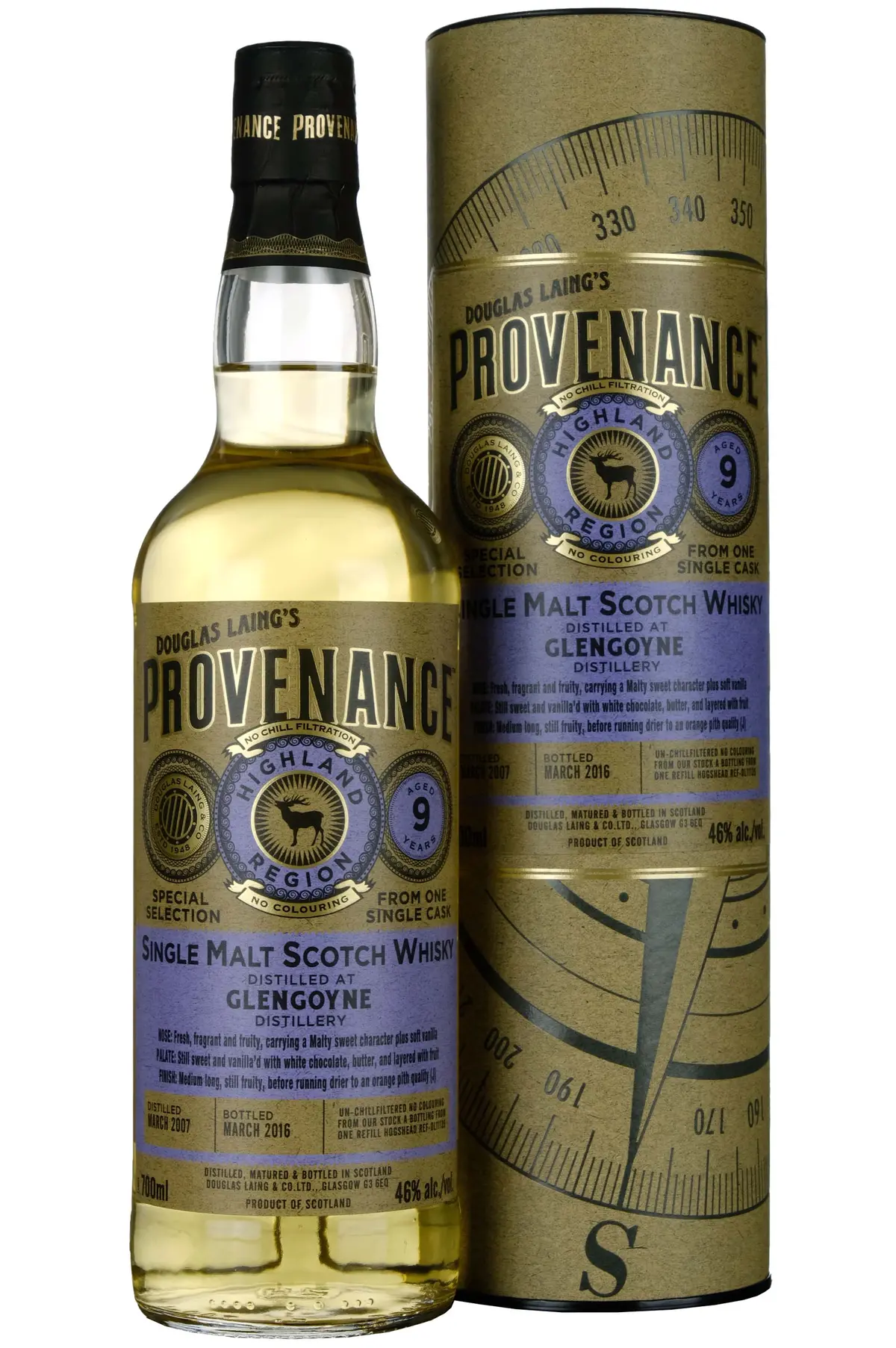 Glengoyne 2007-2016 | 9 Year Old Douglas Laing Provenance Single Cask Dl11139 1