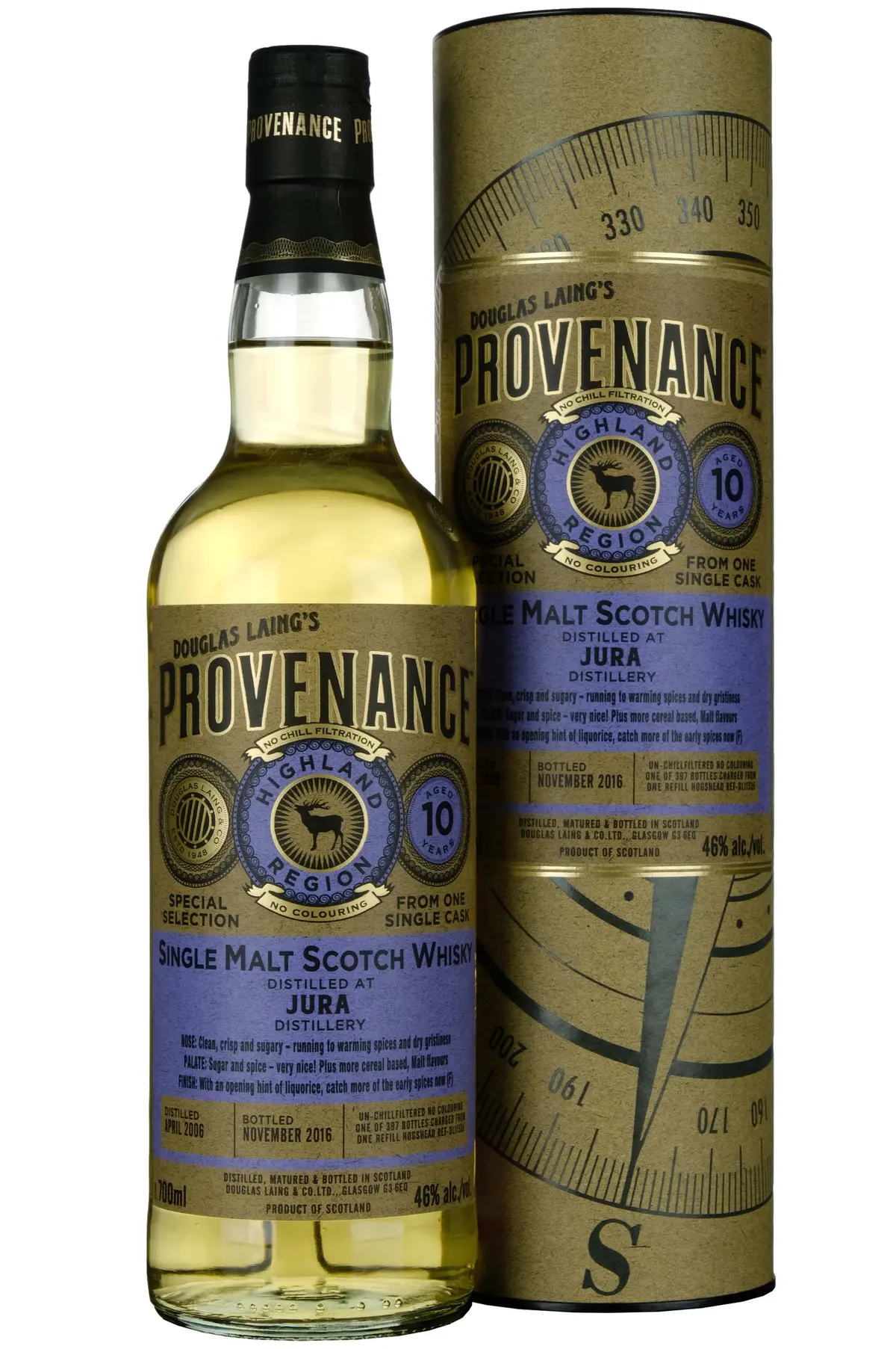 Jura 2006-2016 | 10 Year Old Douglas Laing Provenance Single Cask Dl11535 1