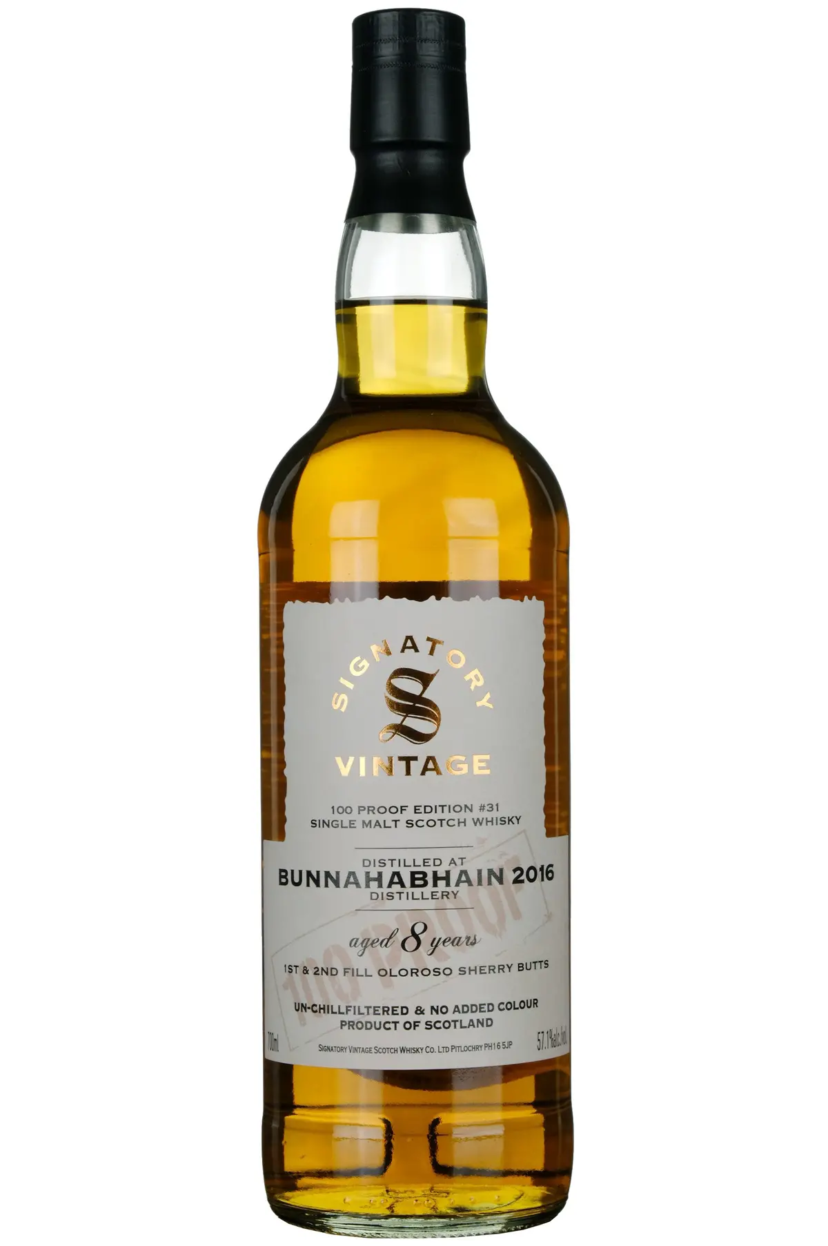 Bunnahabhain 2016-2024 | 8 Year Old Signatory Vintage 100 Proof Edition 31 1
