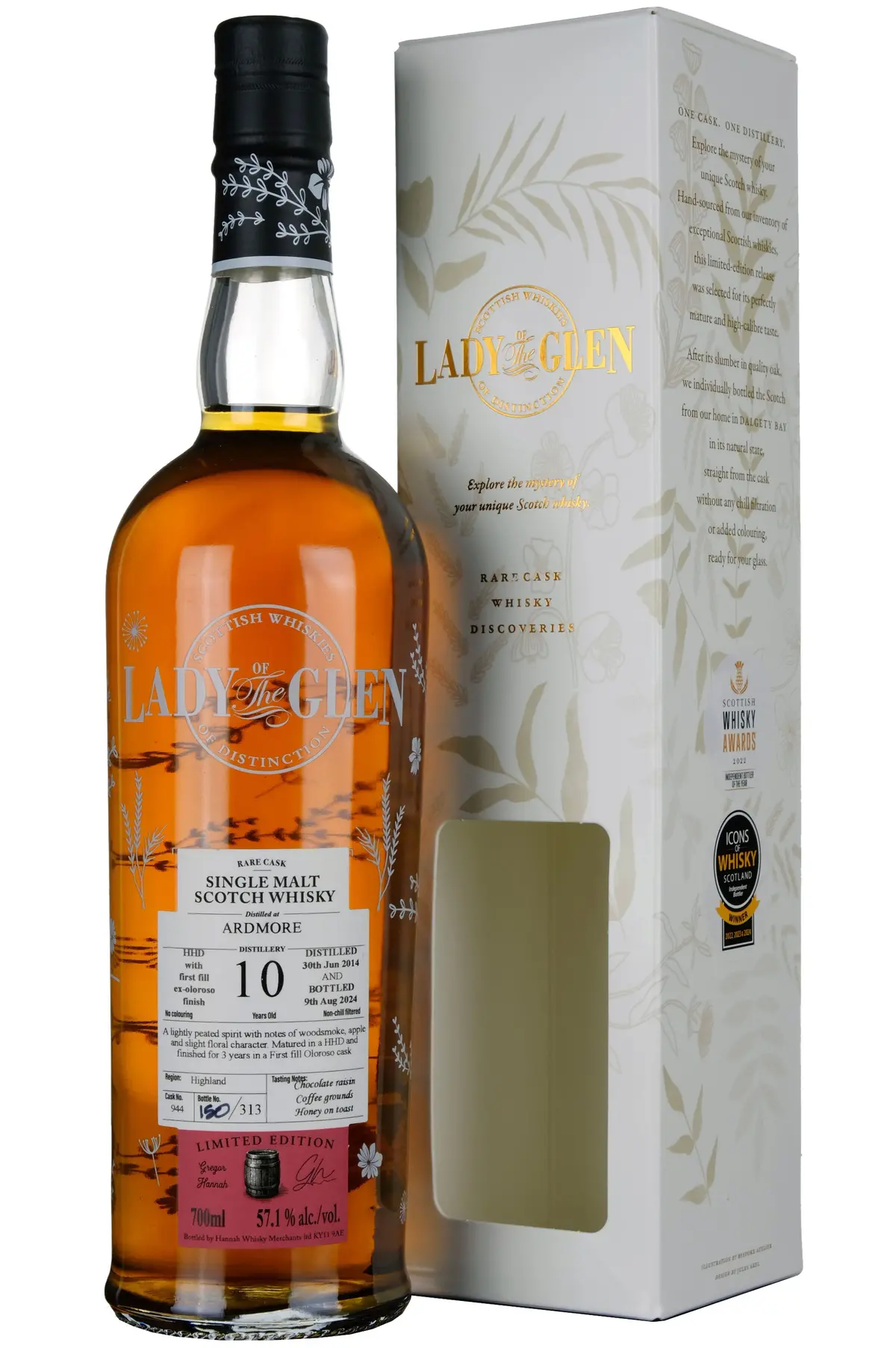 Ardmore 2014-2024 | 10 Year Old Lady Of The Glen Cask 944 1