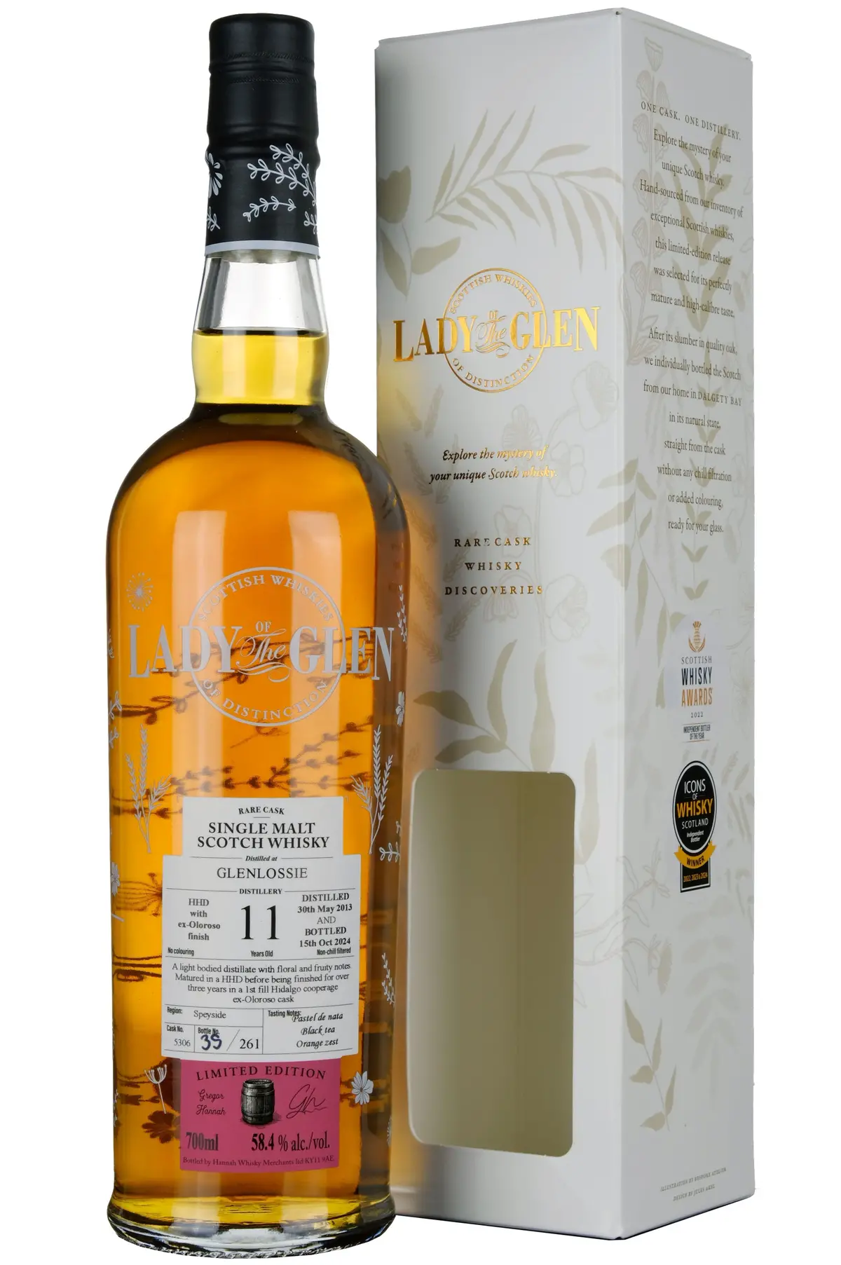 Glenlossie 2013-2024 | 11 Year Old Lady Of The Glen Cask 5306 1