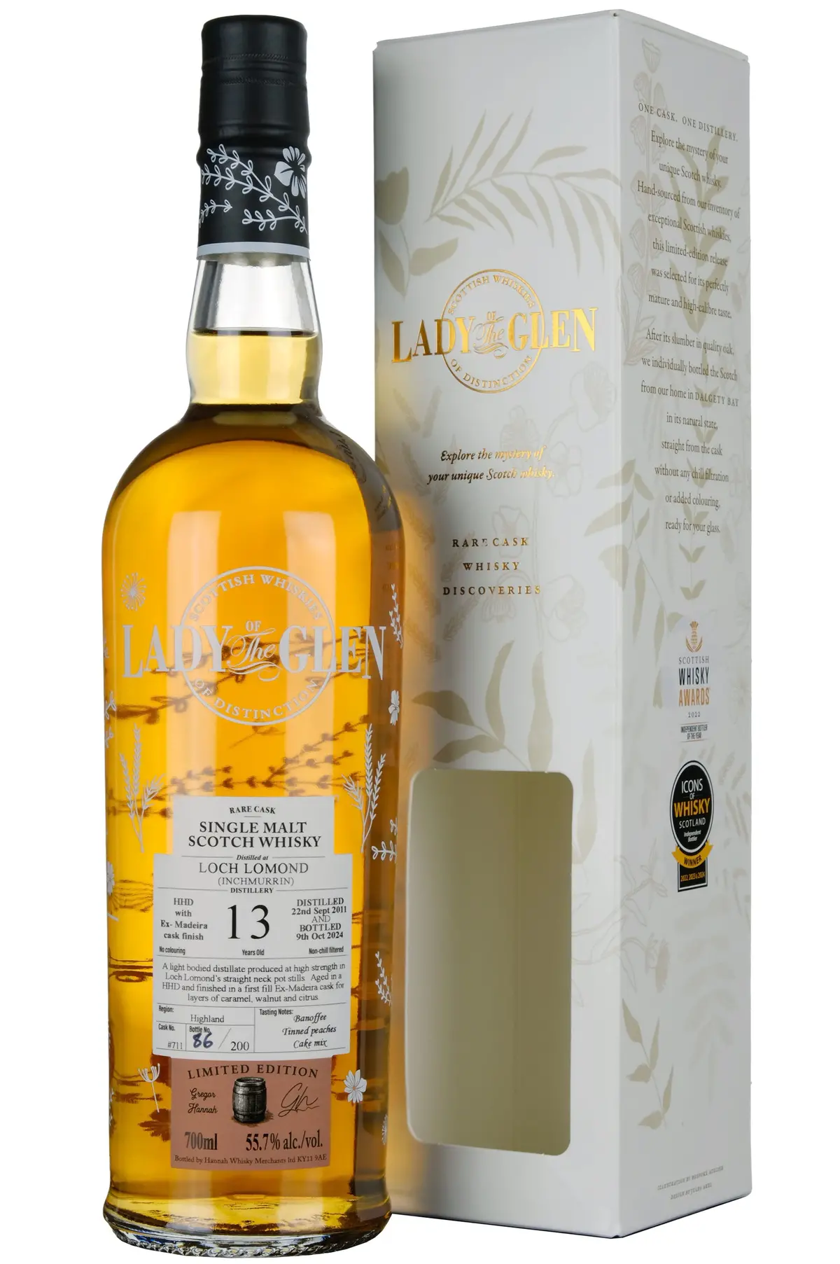 Loch Lomond Inchmurrin 2011-2024 | 13 Year Old Lady Of The Glen Cask 711 1