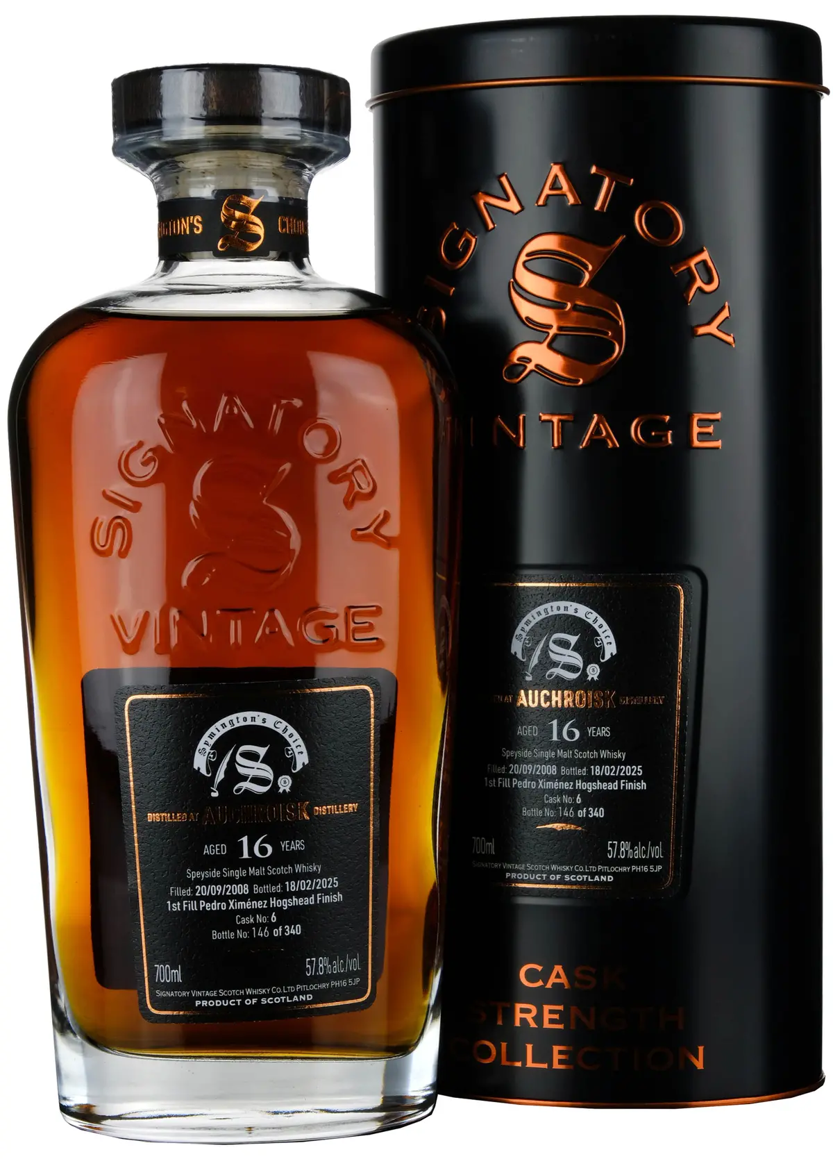 Auchroisk 2008-2025 | 16 Year Old Signatory Vintage Symington's Choice Single Cask 6 1