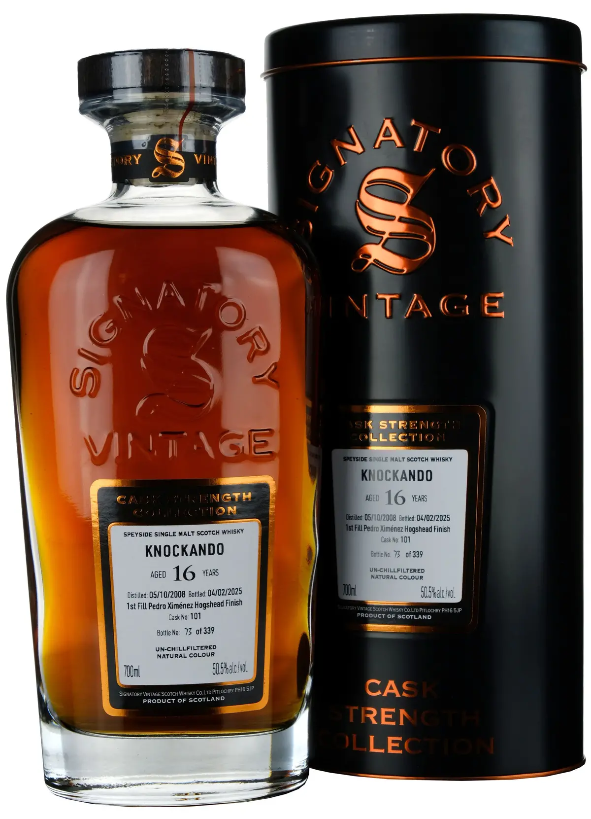 Knockando 2008-2025 | 16 Year Old Signatory Vintage Cask Strength Collection Single Cask 101 1