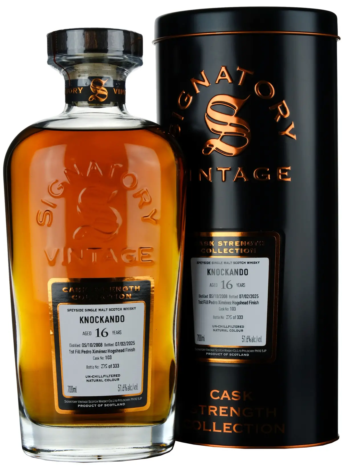 Knockando 2008-2025 | 16 Year Old Signatory Vintage Cask Strength Collection Single Cask 103 1