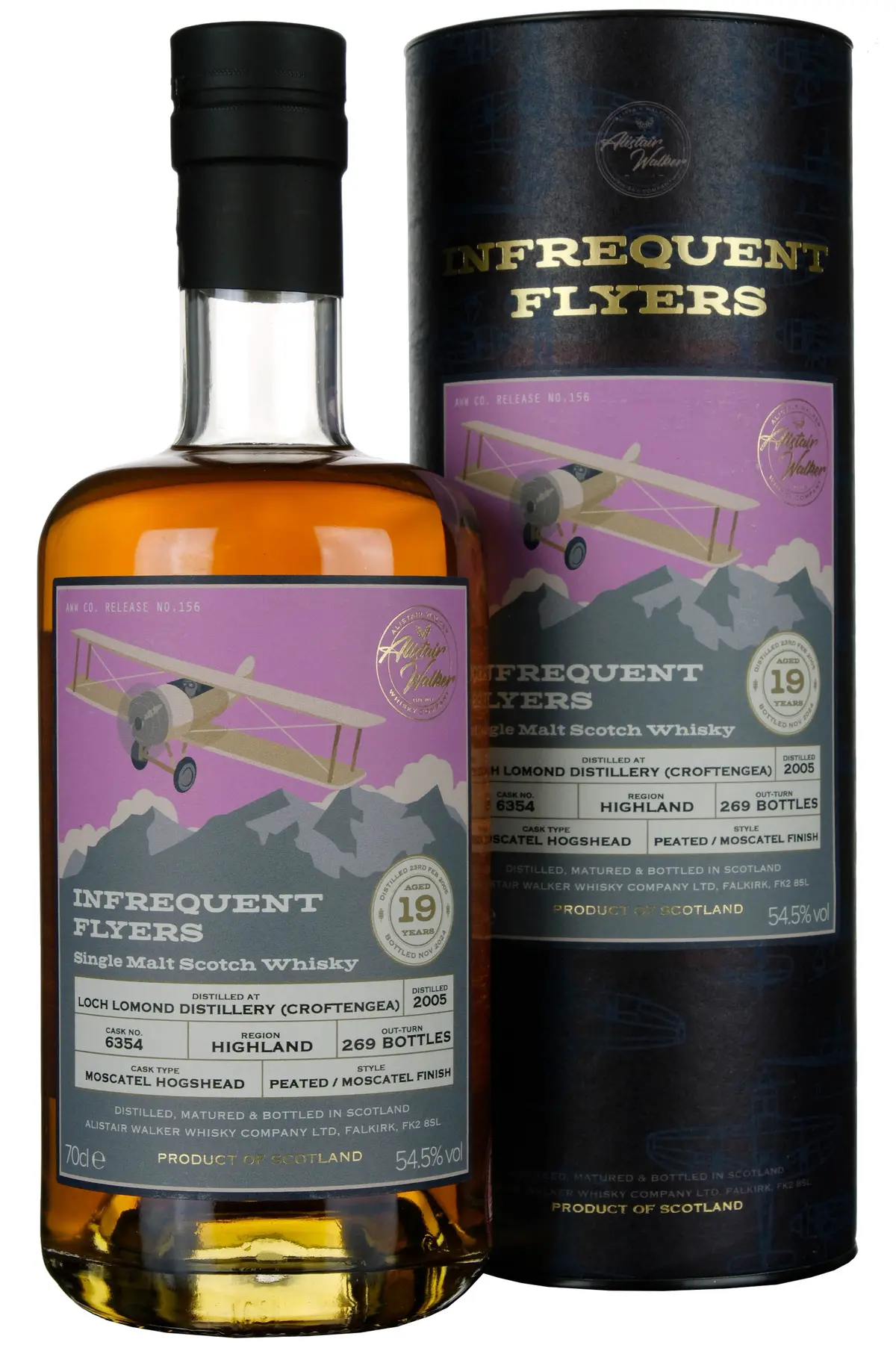 Croftengea (Loch Lomond) 2005-2024 | 19 Year Old Infrequent Flyers Single Cask 6354 1