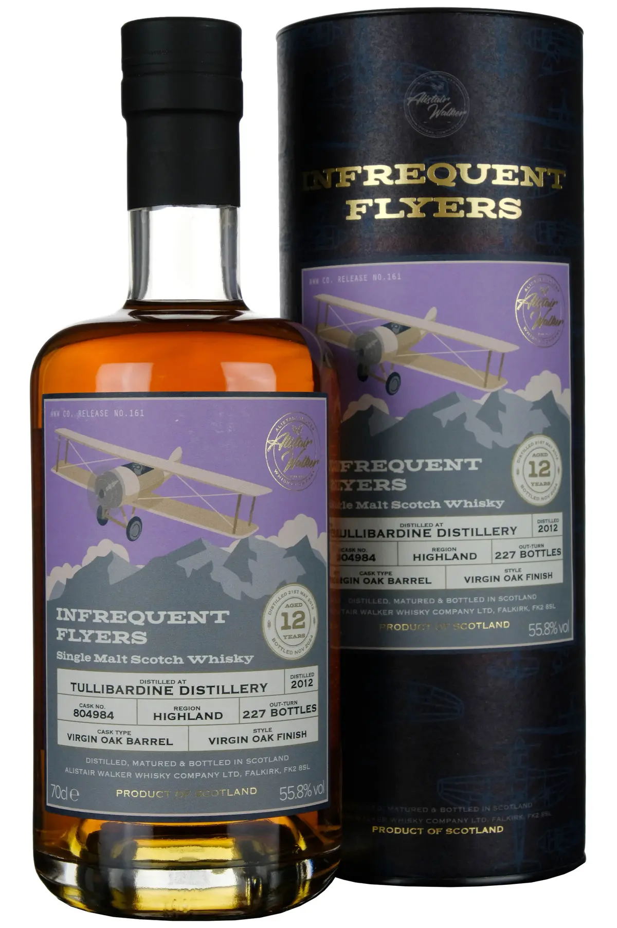Tullibardine 2012-2024 | 12 Year Old Infrequent Flyers Single Cask 804984 1