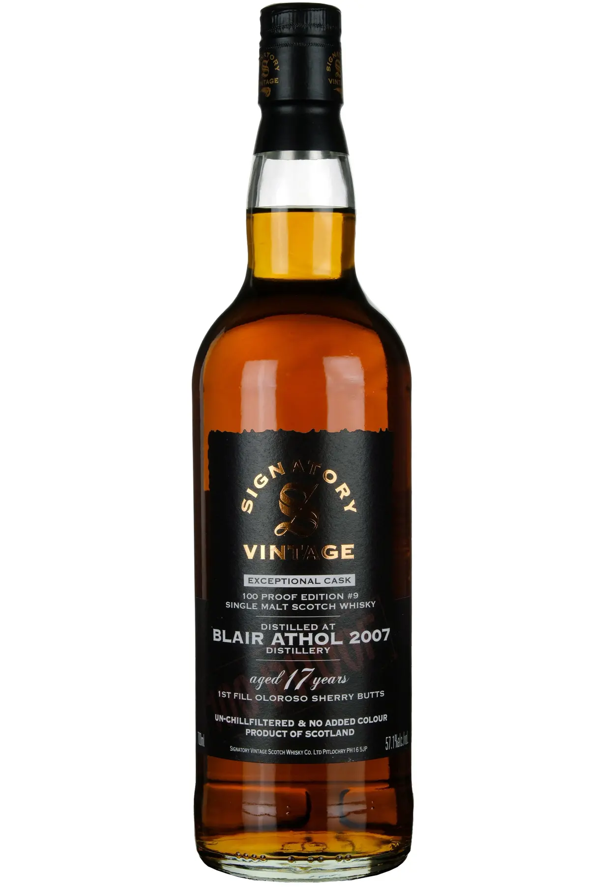 Blair Athol 2007-2025 | 17 Year Old Signatory Vintage Exceptional Cask 100 Proof Edition 9 1