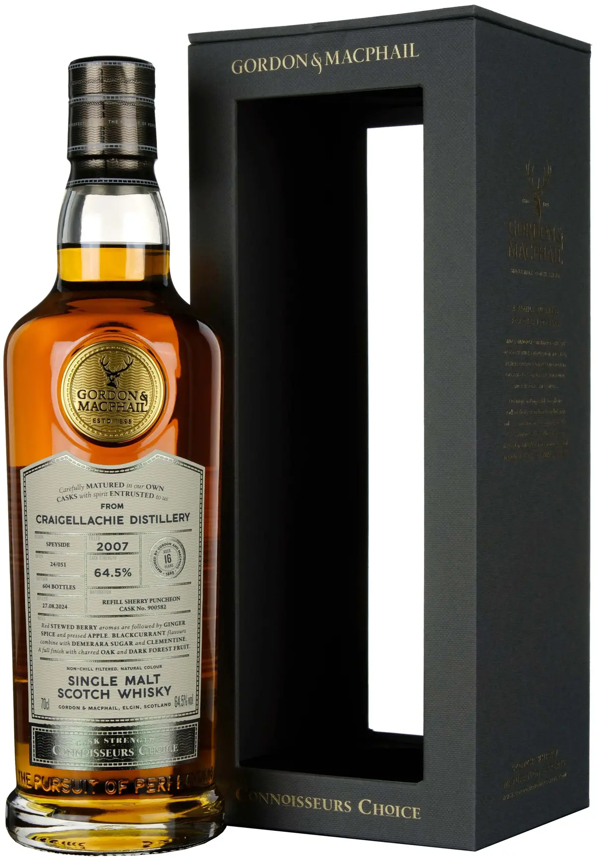 Craigellachie 2007-2024 | 16 Year Old Gordon & Macphail Connoisseurs Choice Single Cask 900582 1