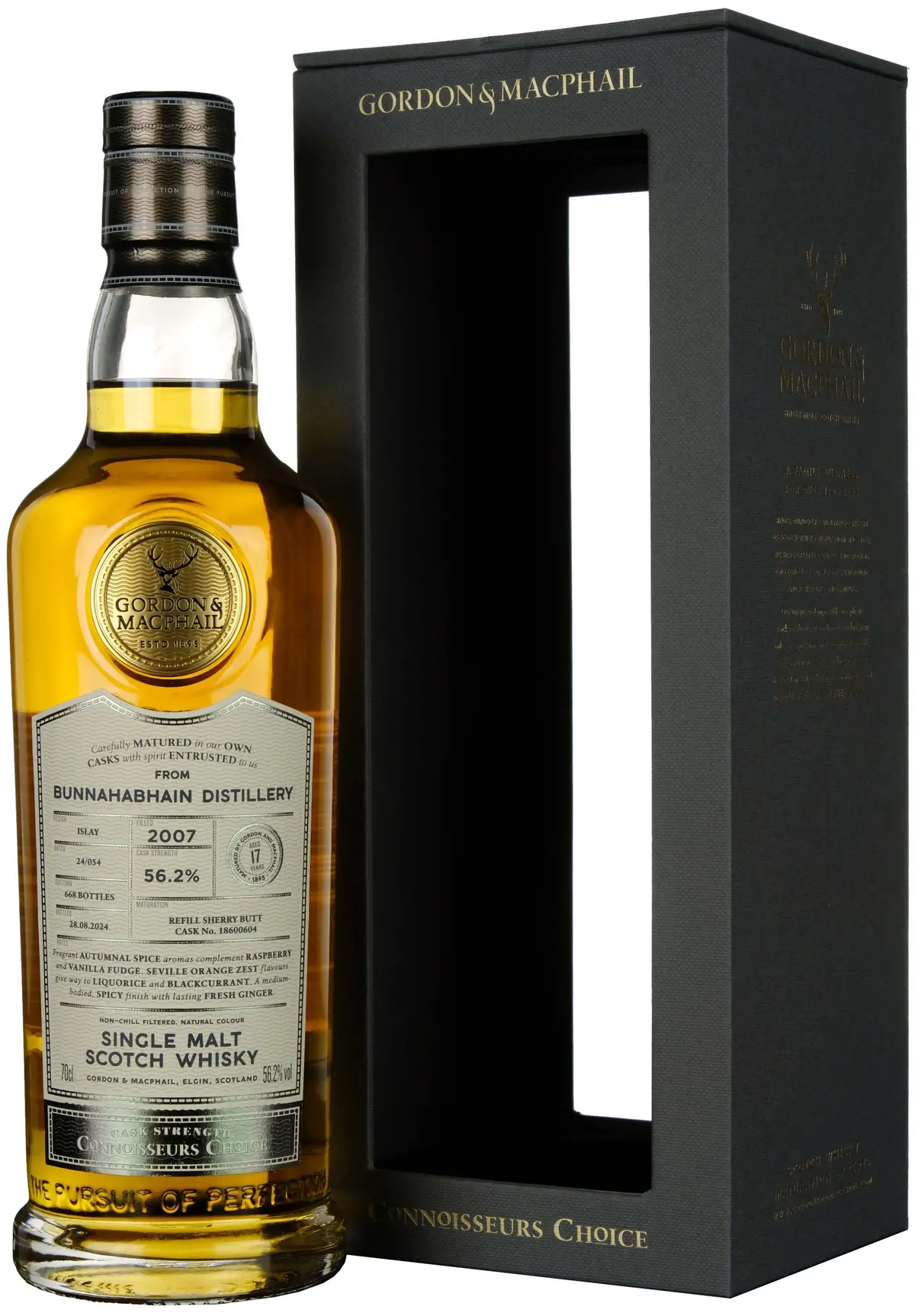 Bunnahabhain 2007-2024 | 17 Year Old Gordon & Macphail Connoisseurs Choice Single Cask 18600604 1
