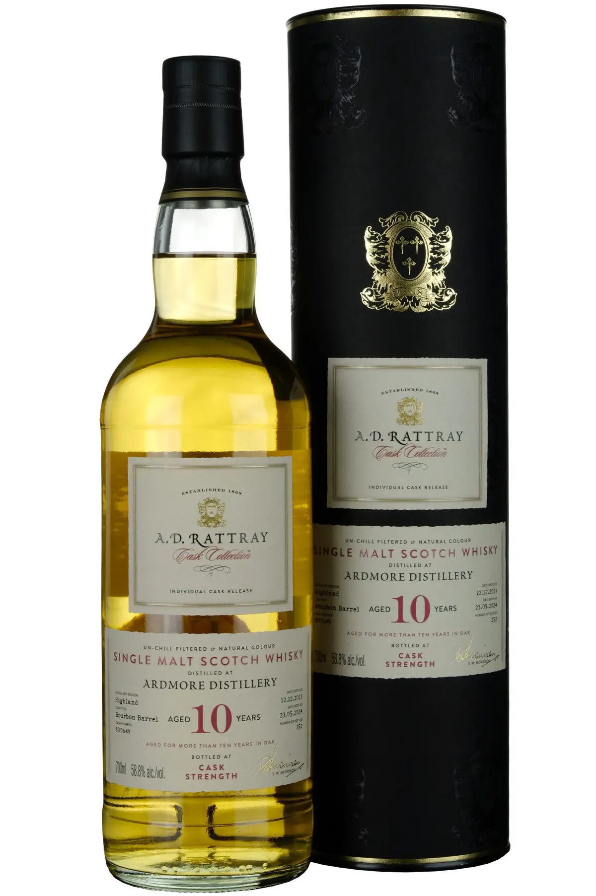 Ardmore 2013-2024 | 10 Year Old A. D. Rattray Cask Collection Single Cask 800649 1