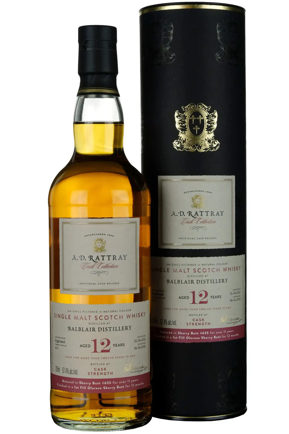 Balblair 2011-2023 | 12 Year Old A. D. Rattray Cask Collection Single Cask 635 1