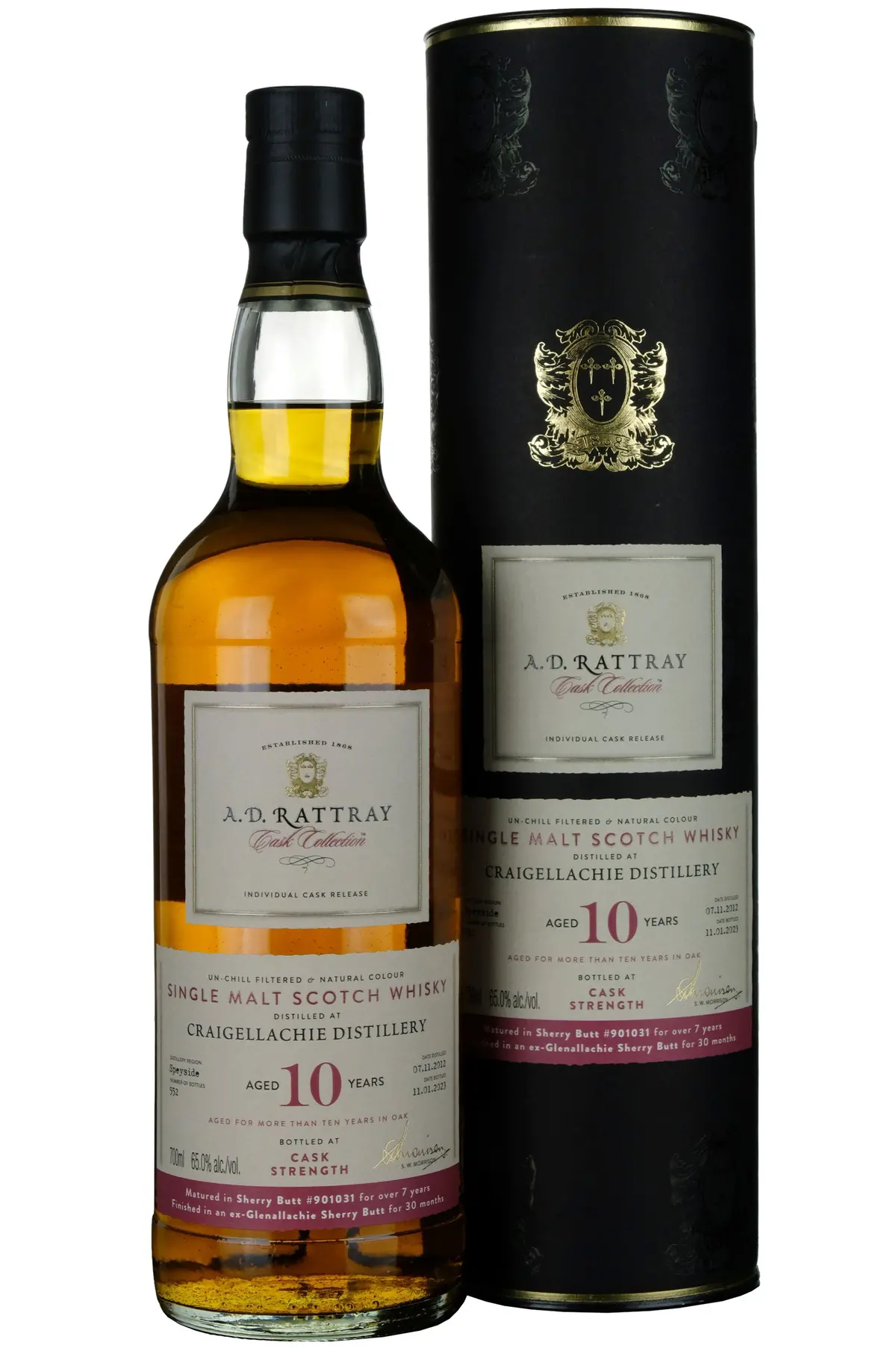 Craigellachie 2012-2023 | 10 Year Old A. D. Rattray Cask Collection Single Cask 901031 1