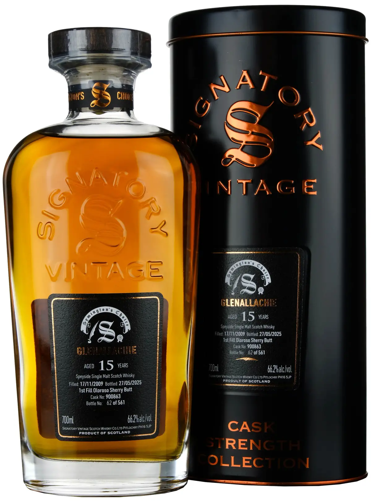 Glenallachie 2009-2025 | 15 Year Old Signatory Vintage Symington's Choice Single Cask 900863 1