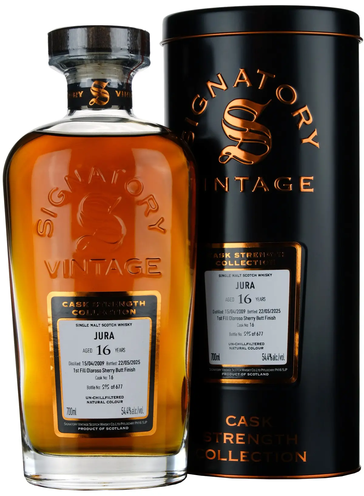 Jura 2009-2025 | 16 Year Old Signatory Vintage Cask Strength Collection Single Cask 16 1