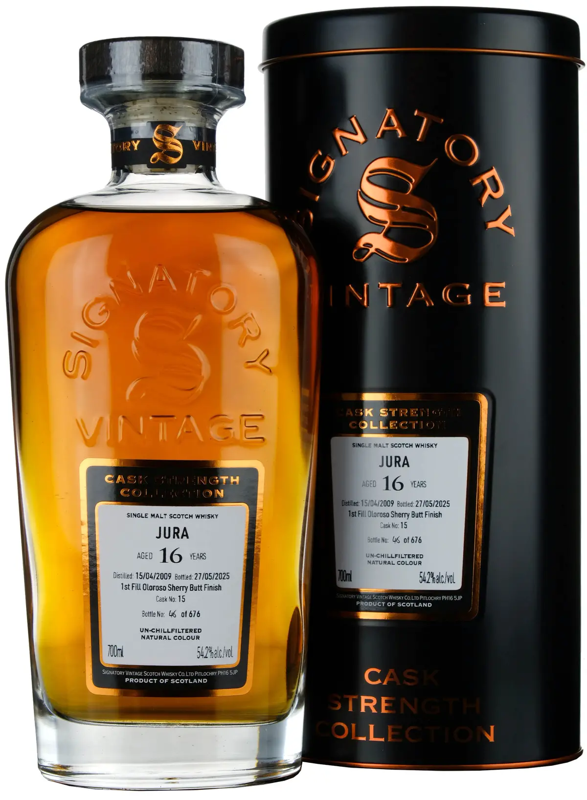 Jura 2009-2025 | 16 Year Old Signatory Vintage Cask Strength Collection Single Cask 15 1