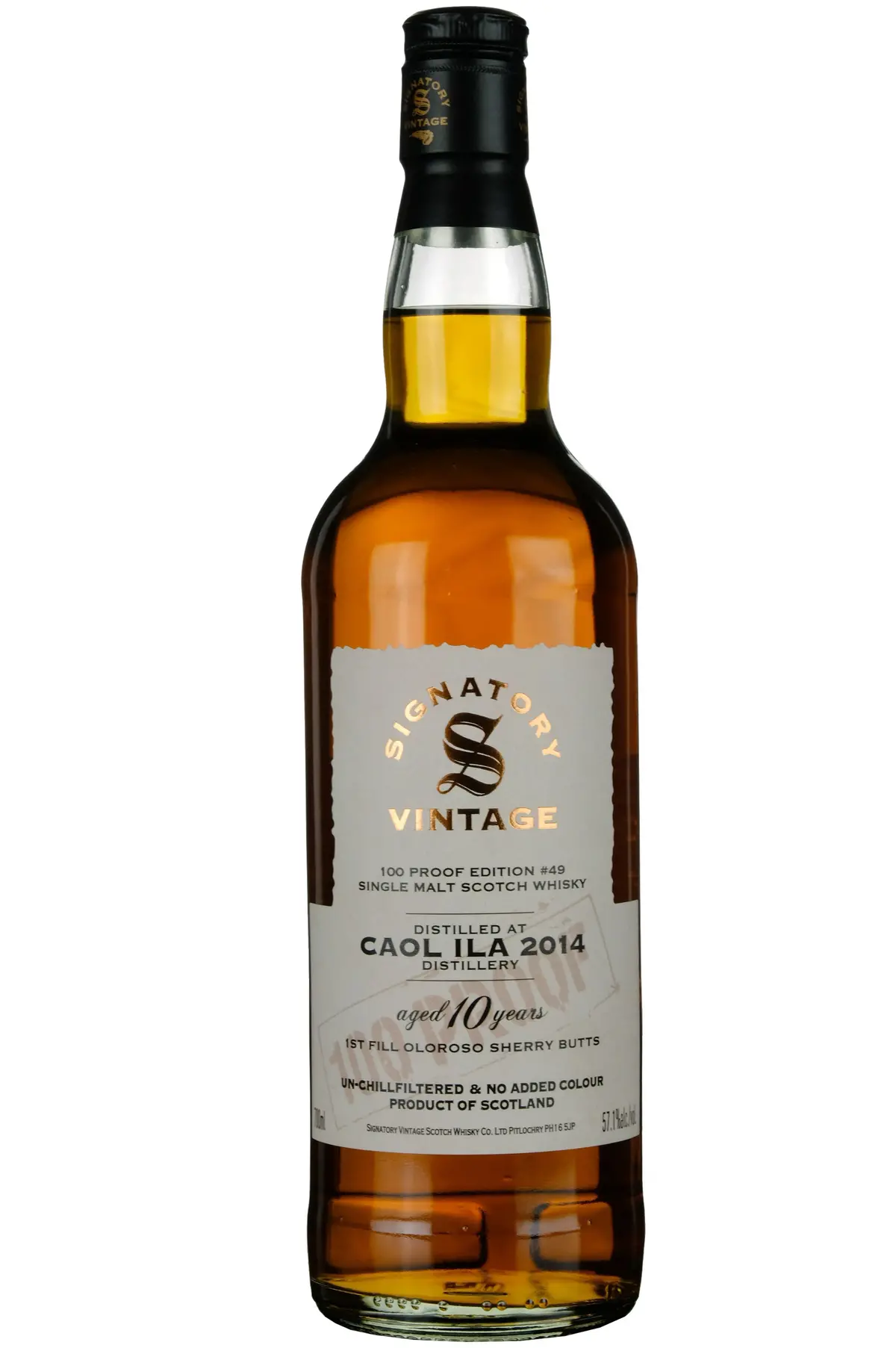 Caol Ila 2014-2025 | 10 Year Old Signatory Vintage 100 Proof Edition 49 1
