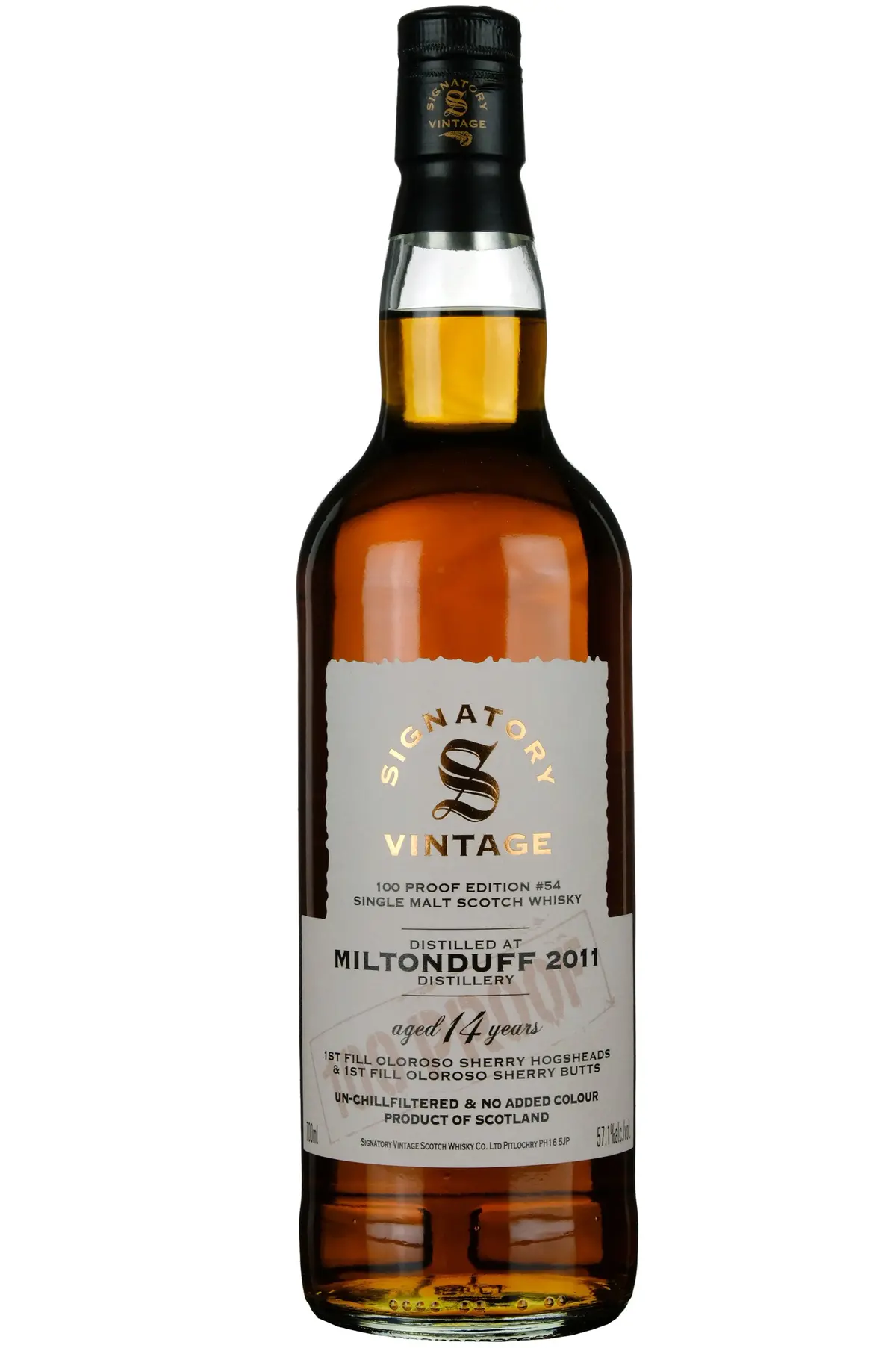Miltonduff 2011-2025 | 14 Year Old Signatory Vintage 100 Proof Edition 54 1