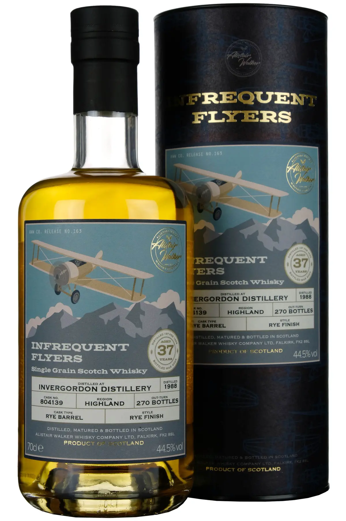 Invergordon 1988-2025 | 37 Year Old Infrequent Flyers Single Cask 804139 1