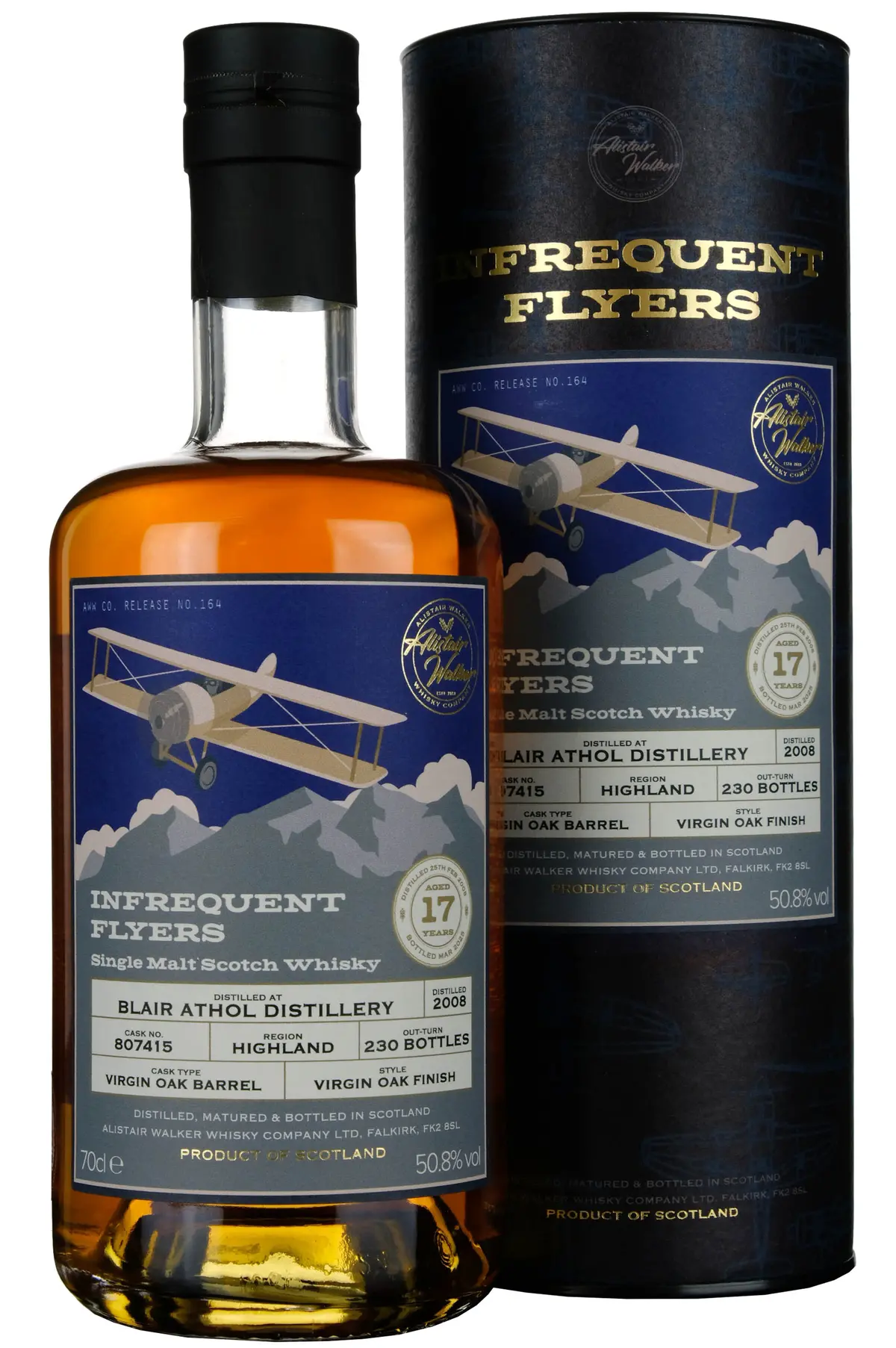 Blair Athol 2008-2025 | 17 Year Old Infrequent Flyers Single Cask 807415 1