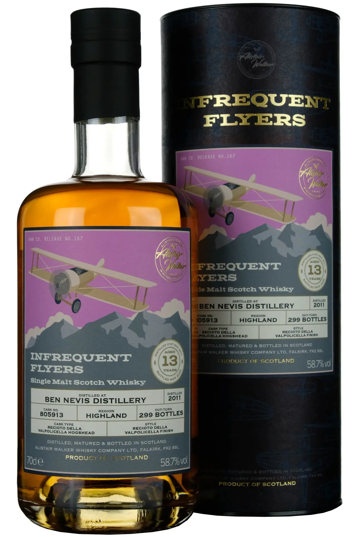 Ben Nevis 2011-2025 | 13 Year Old Infrequent Flyers Single Cask 805913 1