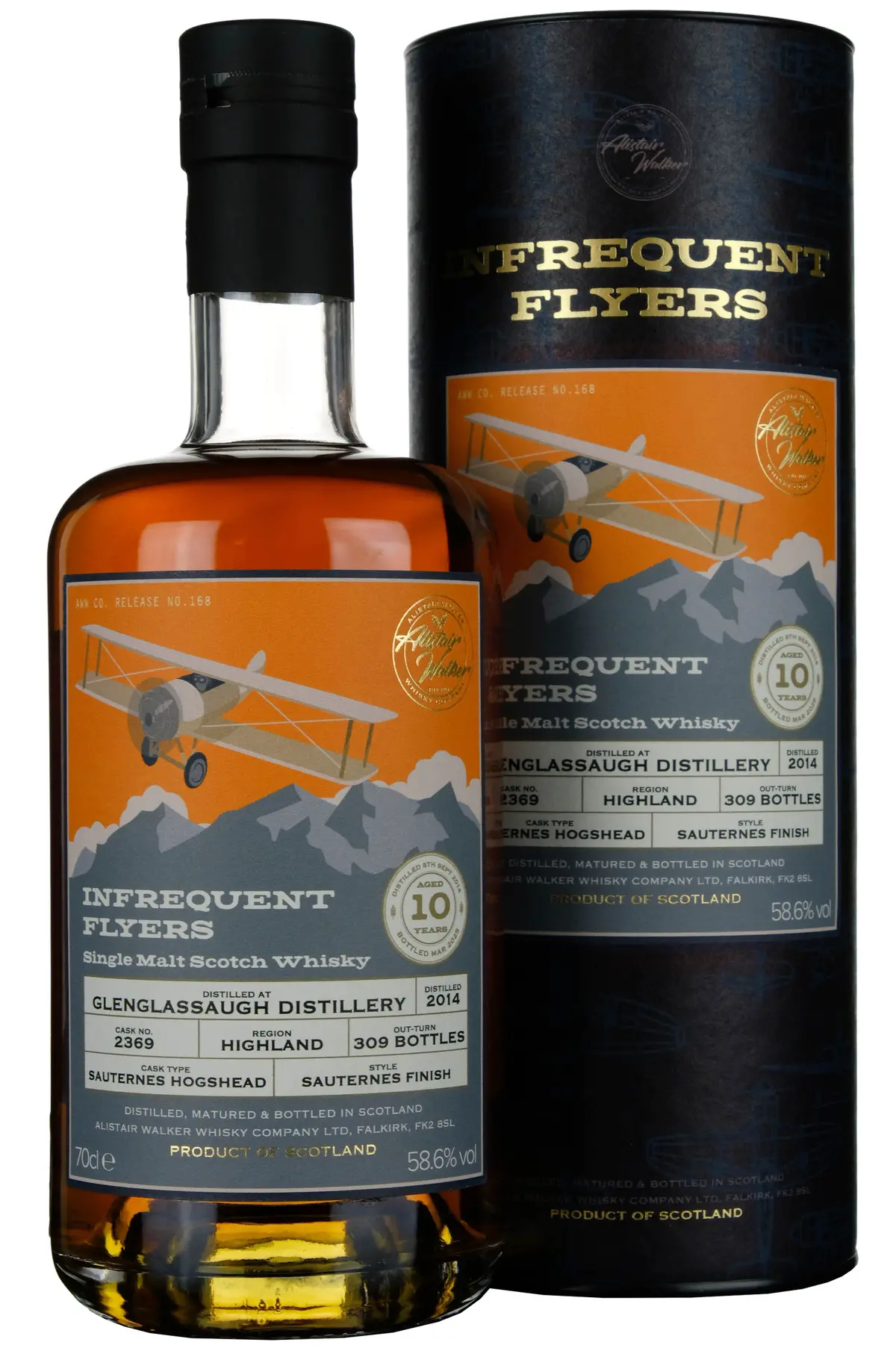 Glenglassaugh 2014-2025 | 10 Year Old Infrequent Flyers Single Cask 2369 1