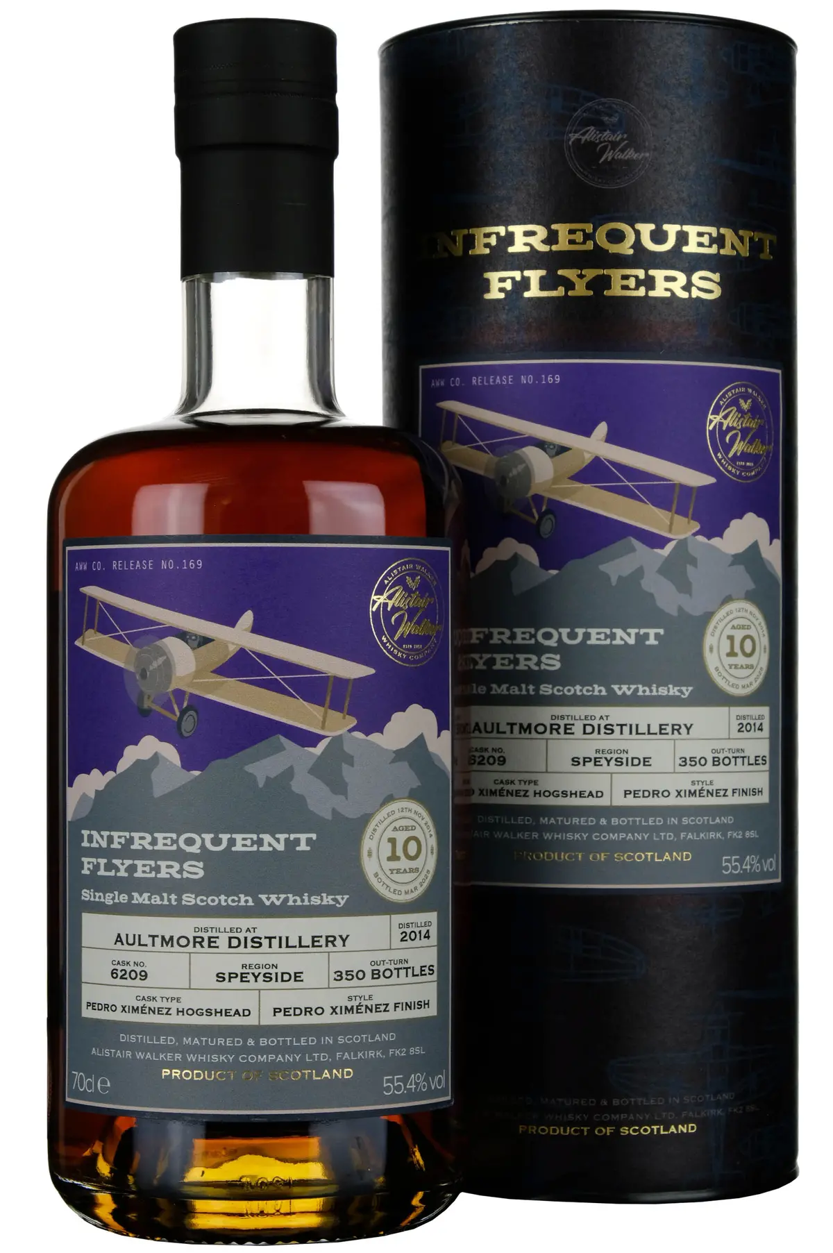 Aultmore 2014-2025 | 10 Year Old Infrequent Flyers Single Cask 6209 1