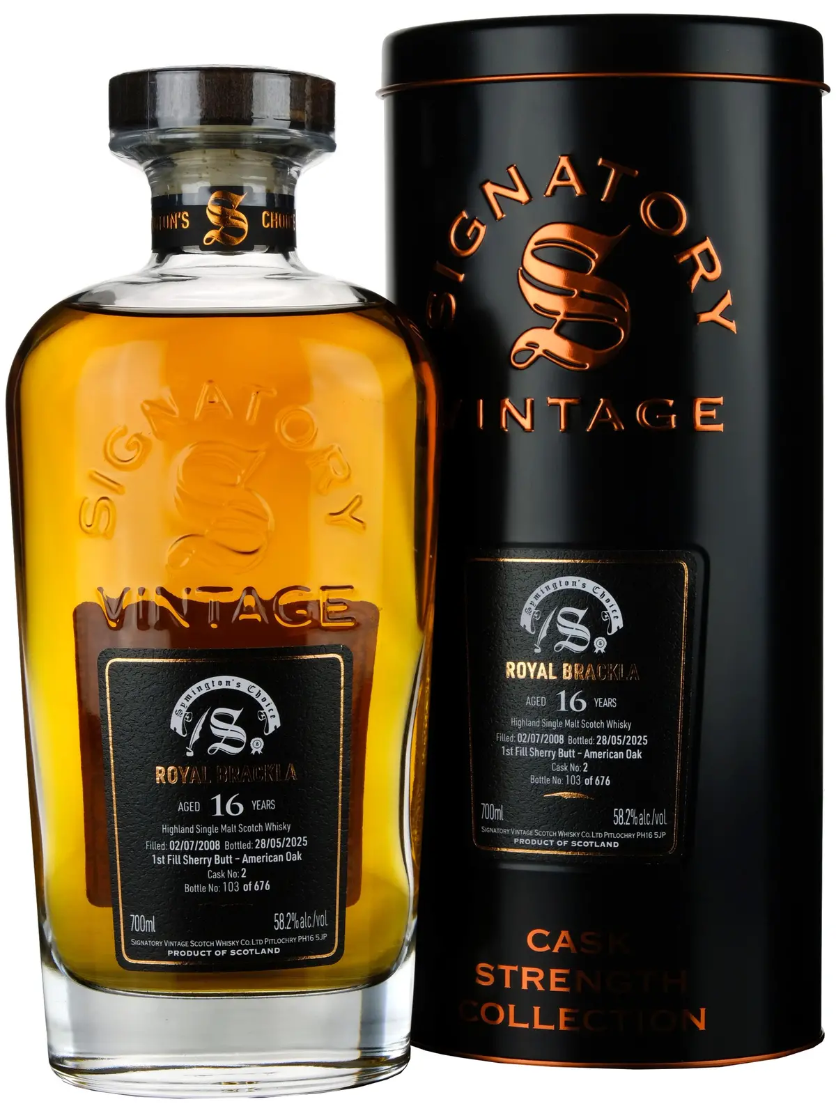 Royal Brackla 2008-2025 | 16 Year Old Signatory Vintage Symington's Choice Single Cask 2 1