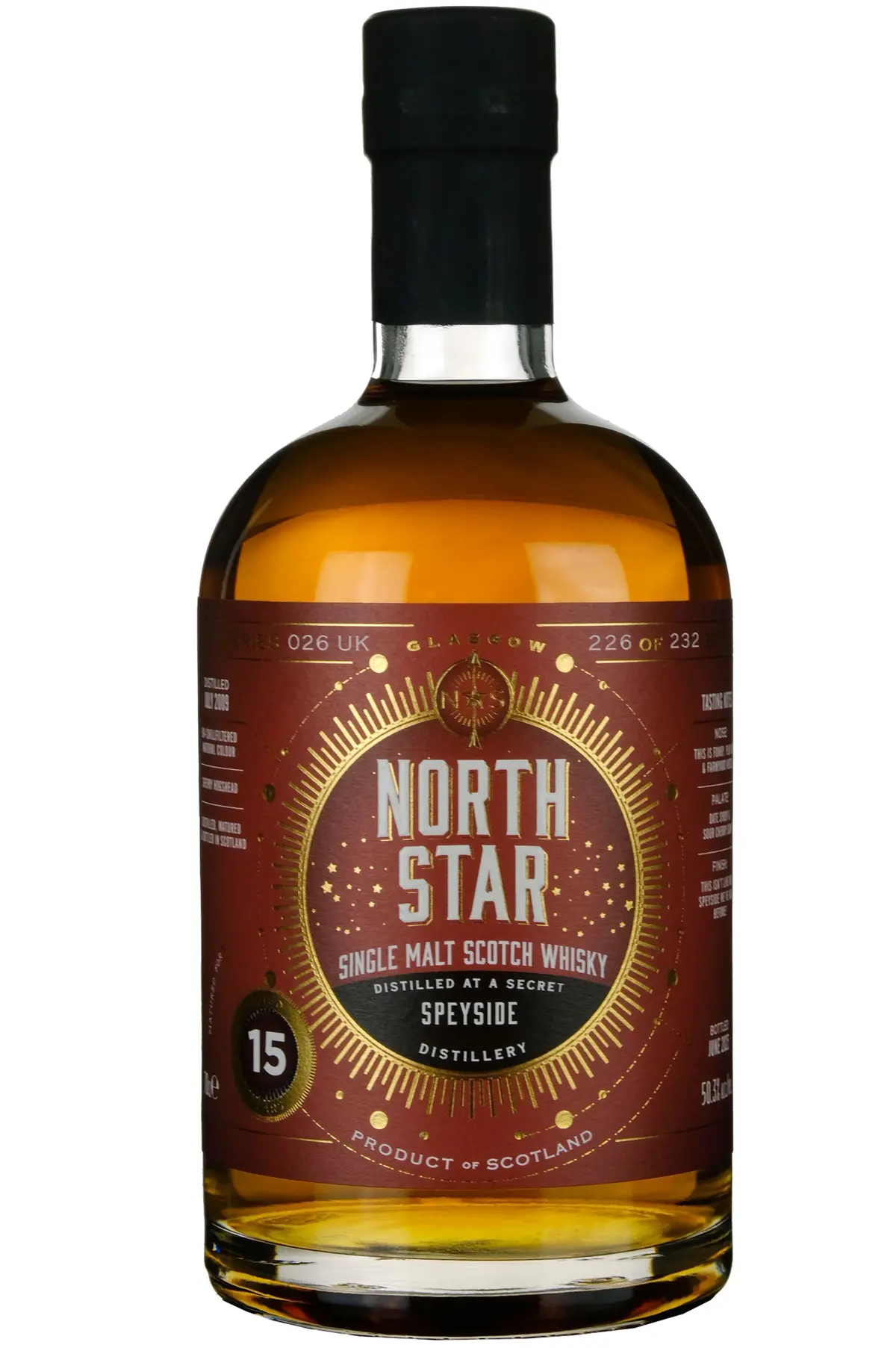 Secret Speyside (Benrinnes) 2009-2025 | 15 Year Old North Star Spirits Series 26 1