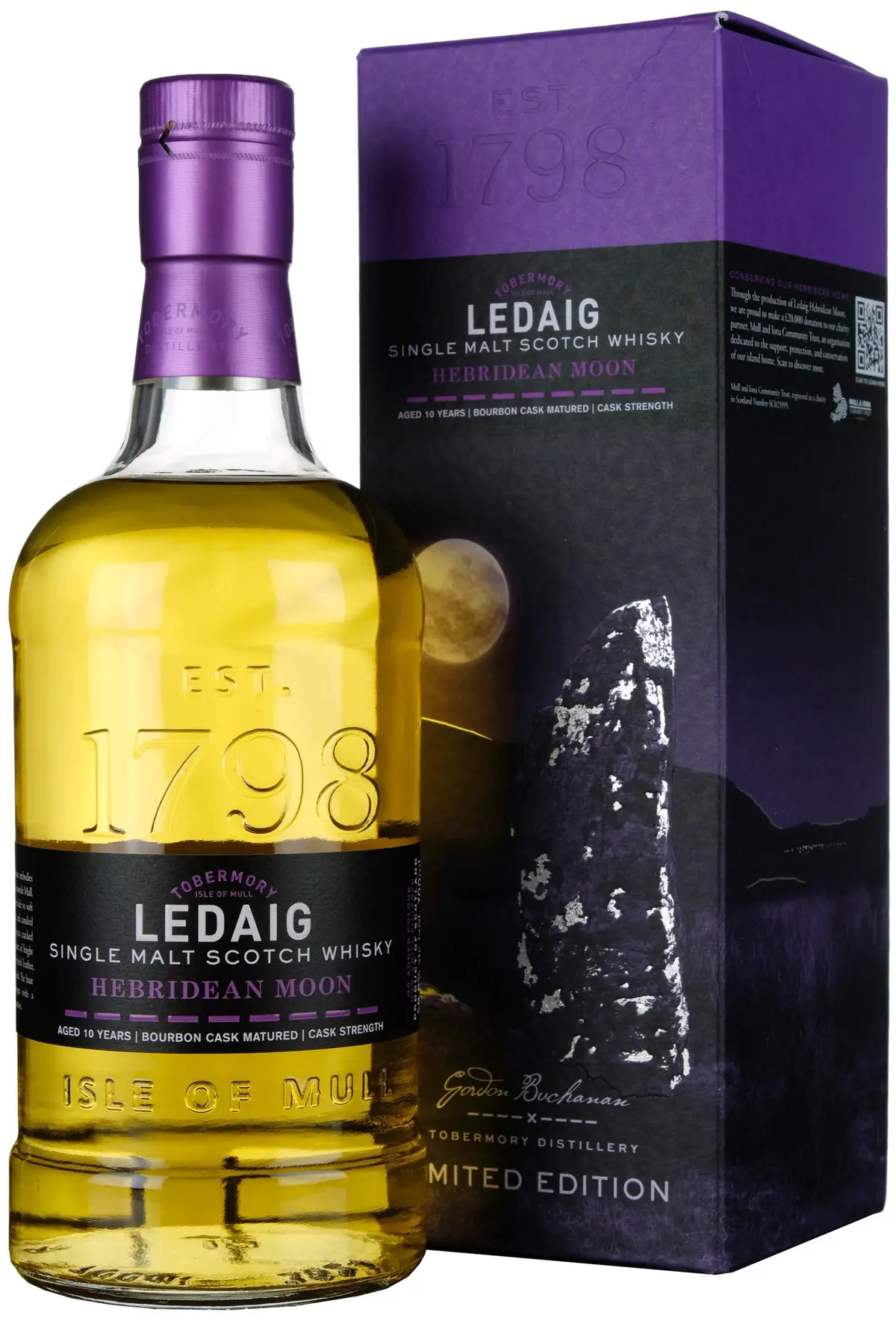 Ledaig 10 Year Old Hebridean Moon Cask Strength 1