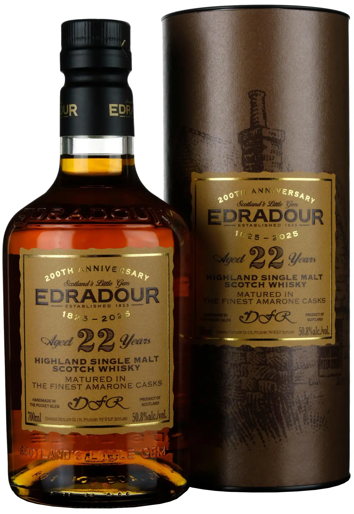 Edradour 2003 | 22 Year Old 200Th Anniversary 1825-2025 Small Batch Amarone Casks 1