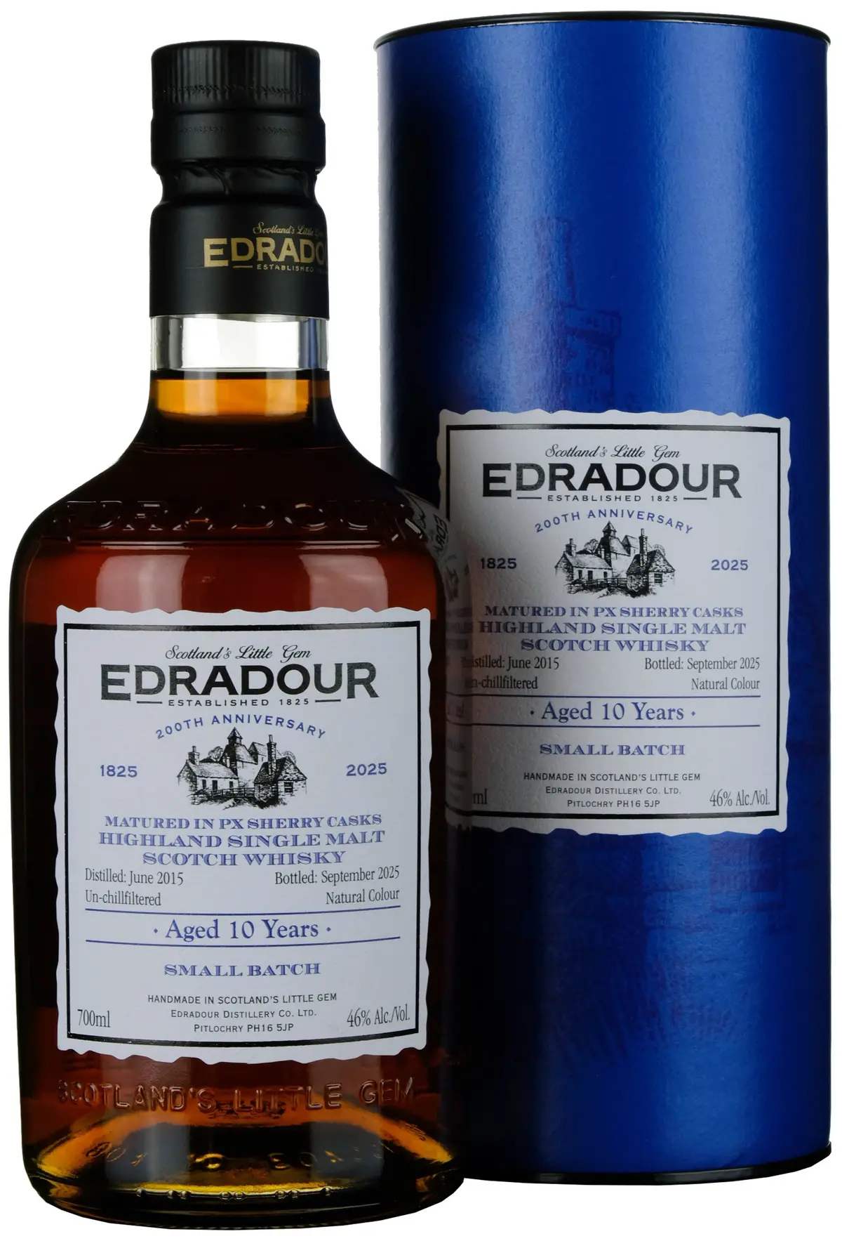 Edradour 2015 | 10 Year Old 200Th Anniversary 1825-2025 Small Batch Px Sherry Casks 1