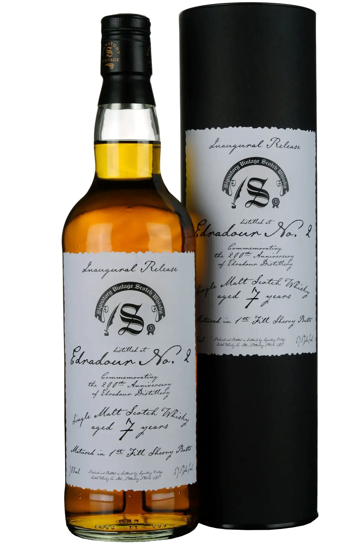 Edradour No.2 2018 Inaugural Release 200Th Anniversary Of Edradour Distillery 1825-2025 1