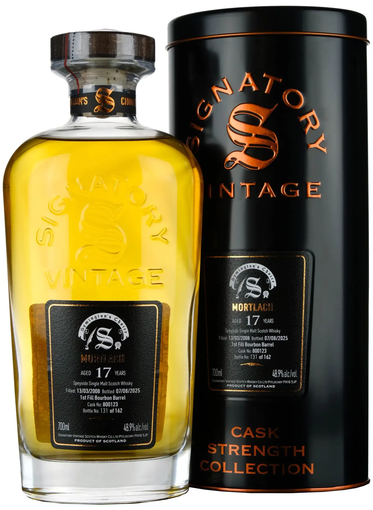 Mortlach 2008-2025 | 17 Year Old Signatory Vintage Symington's Choice Single Cask 800123 1