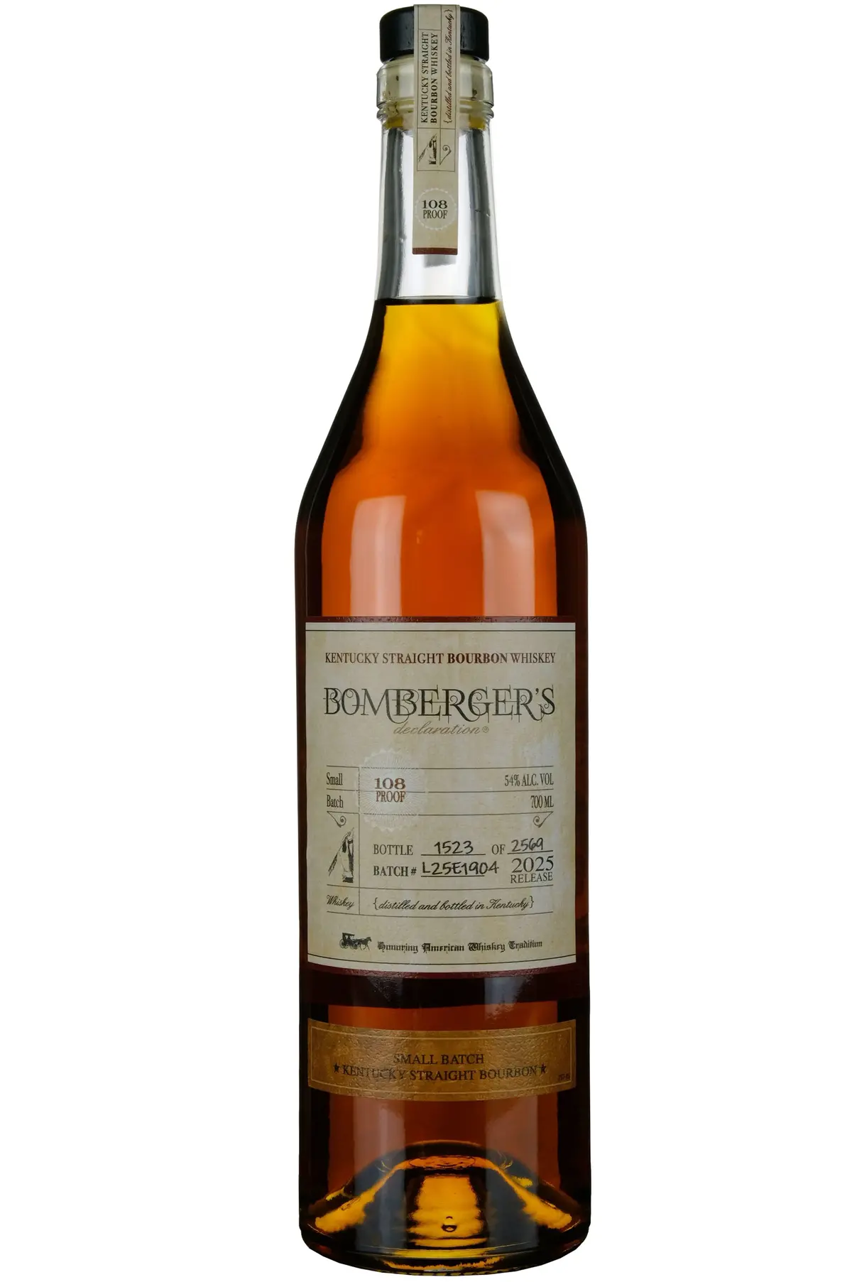 Michter's Bomberger's Declaration Batch L25e1904 Bottled 2025 1