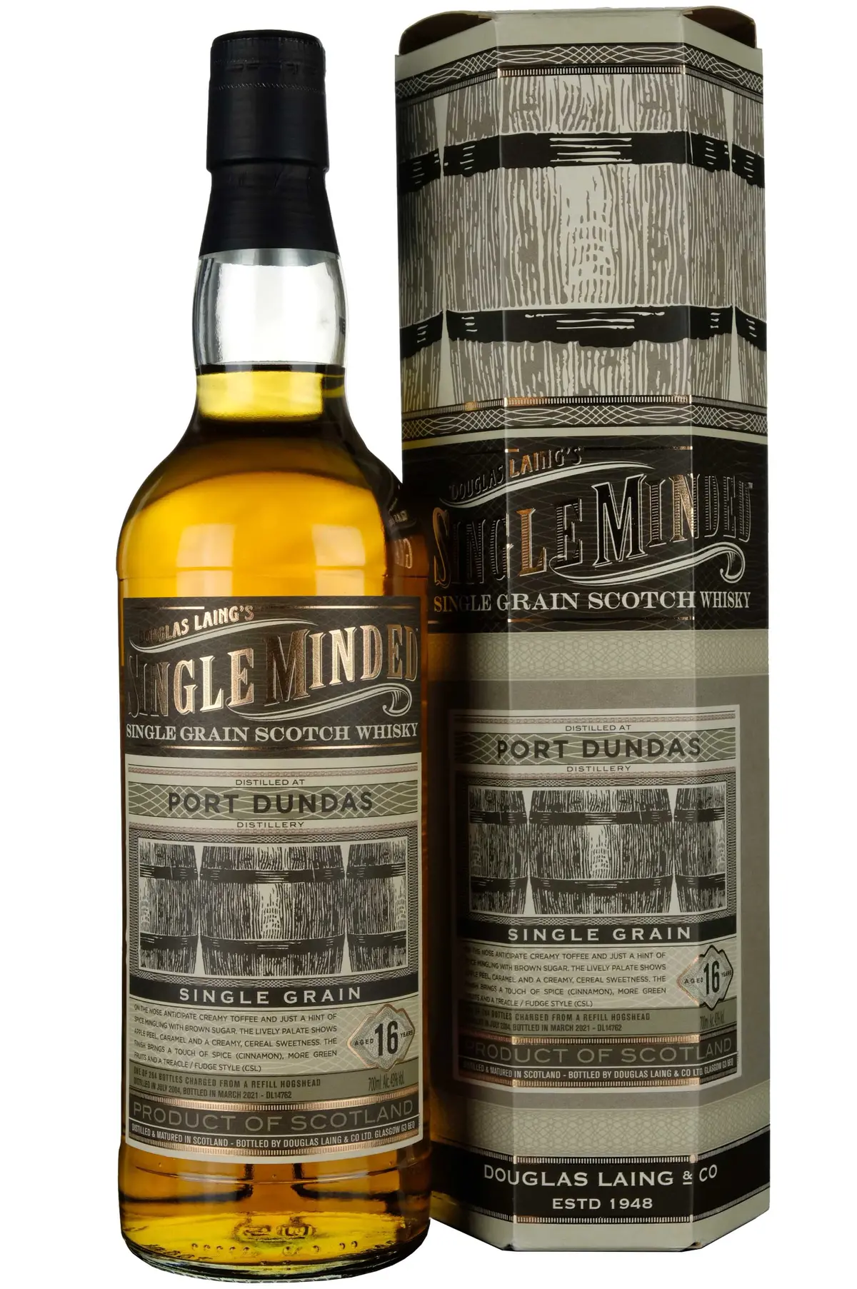 Port Dundas 2004-2021 | 16 Year Old Douglas Laing Single Minded Single Cask Dl14762 1