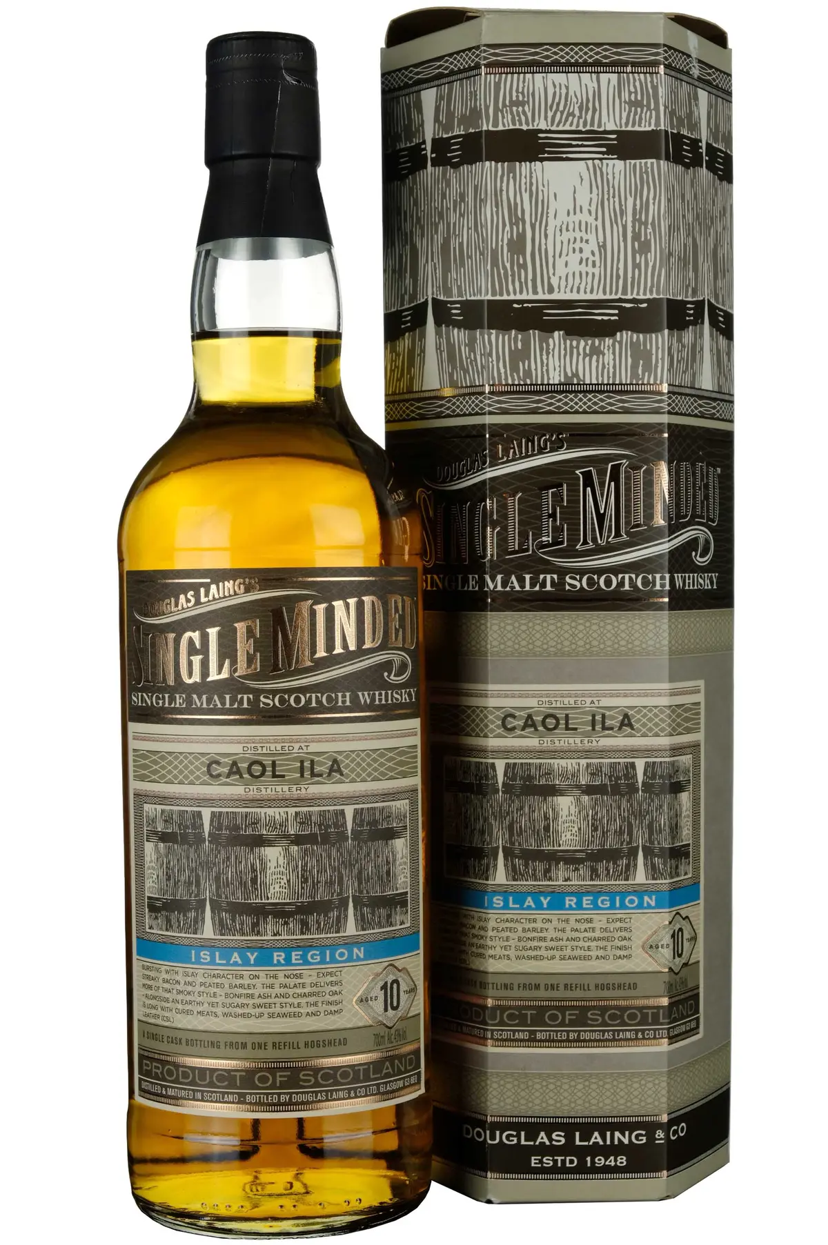 Caol Ila 10 Year Old Douglas Laing Single Minded Single Cask 1