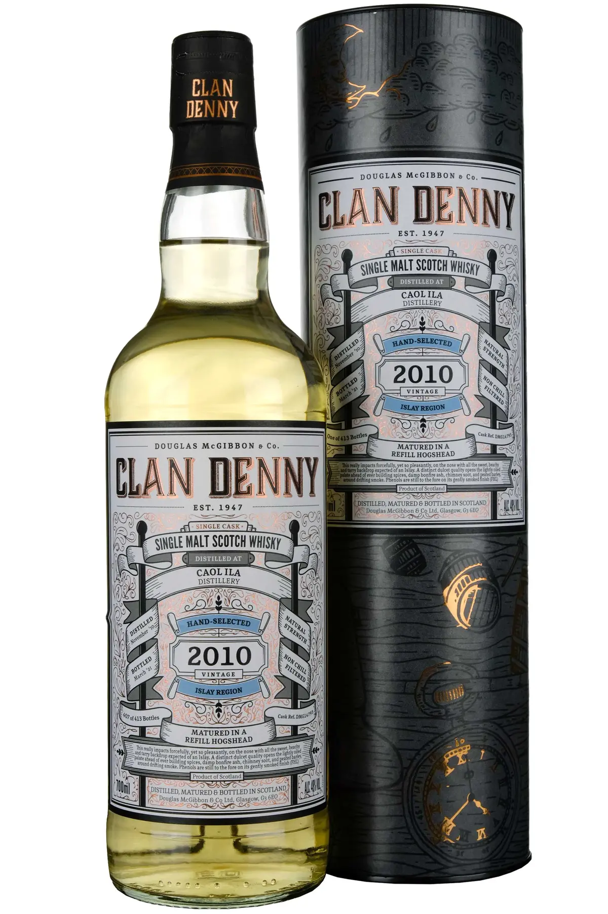 Caol Ila 2010-2021 | 10 Year Old Douglas Laing Clan Denny Single Cask Dmg14793 1