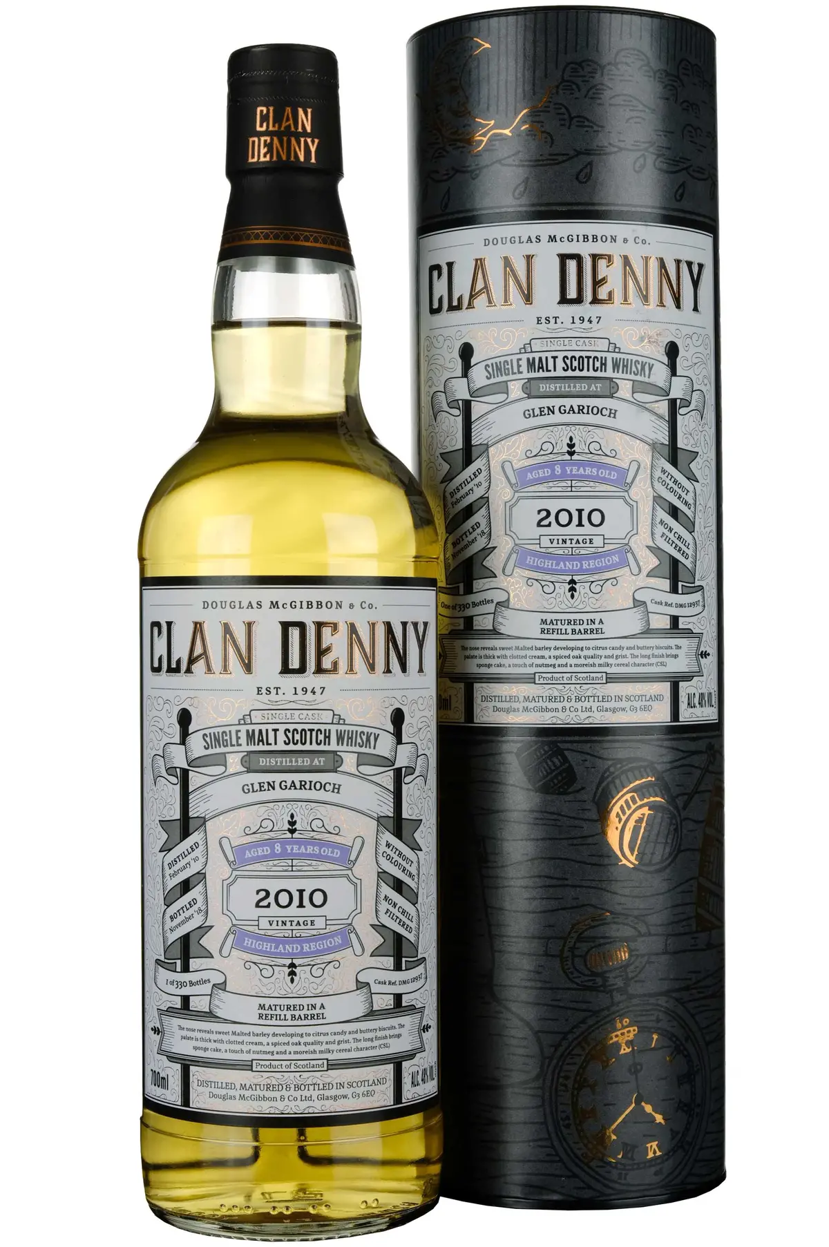 Glen Garioch 2010-2018 | 8 Year Old Douglas Laing Clan Denny Single Cask Dmg12937 1