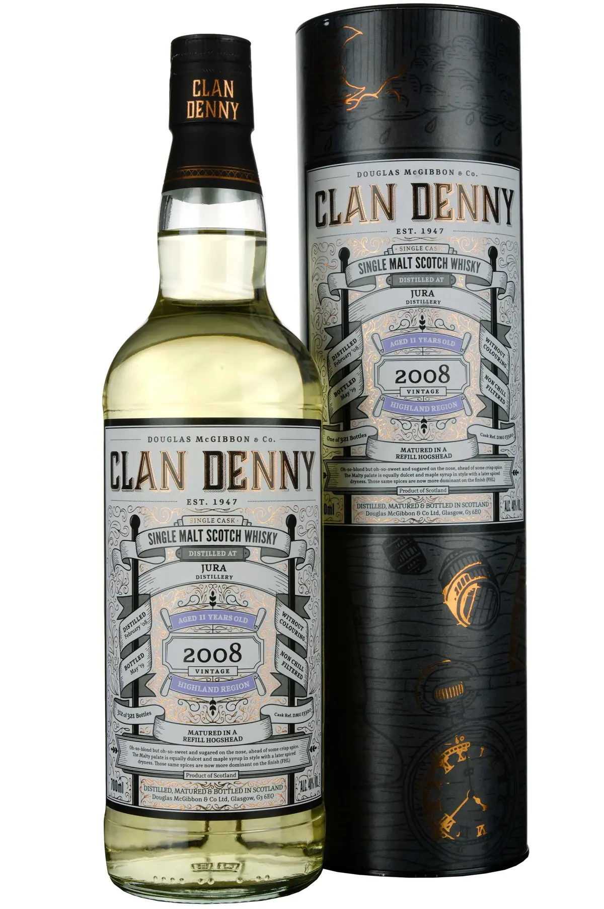 Jura 2008-2019 | 11 Year Old Douglas Laing Clan Denny Single Cask Dmg13320 1