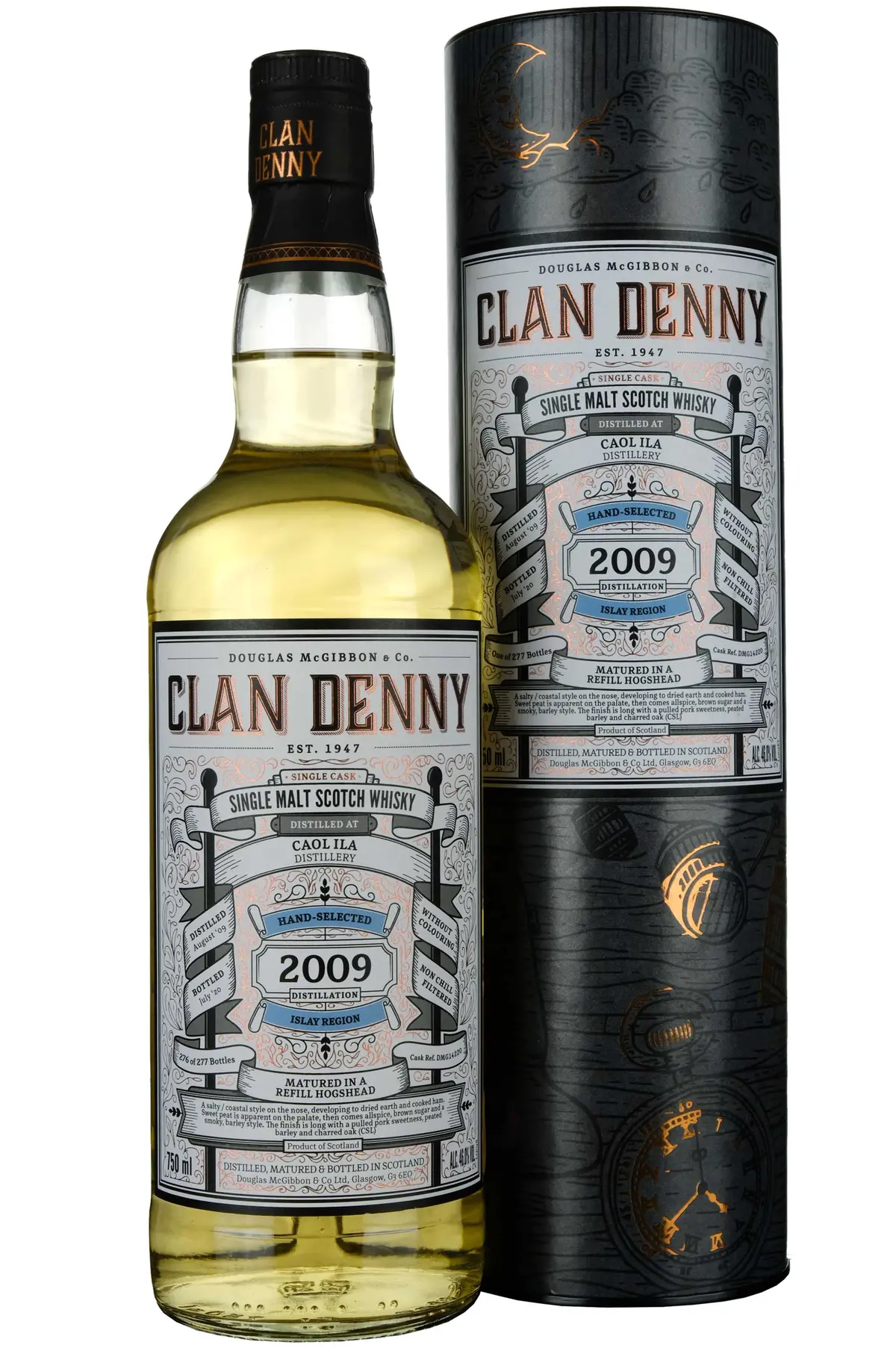 Caol Ila 2009-2020 | 10 Year Old Douglas Laing Clan Denny Single Cask Dmg14220 1