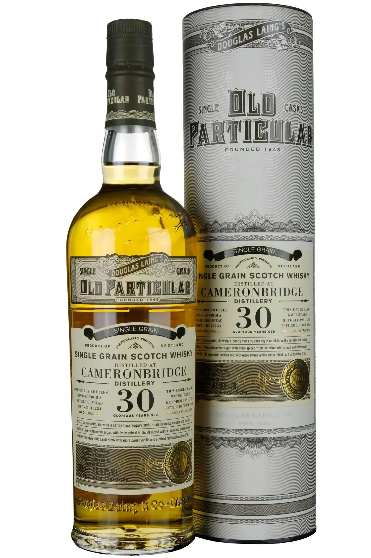 Cameronbridge 1991-2021 | 30 Year Old Douglas Laing Old Particular Single Cask Dl15254 1