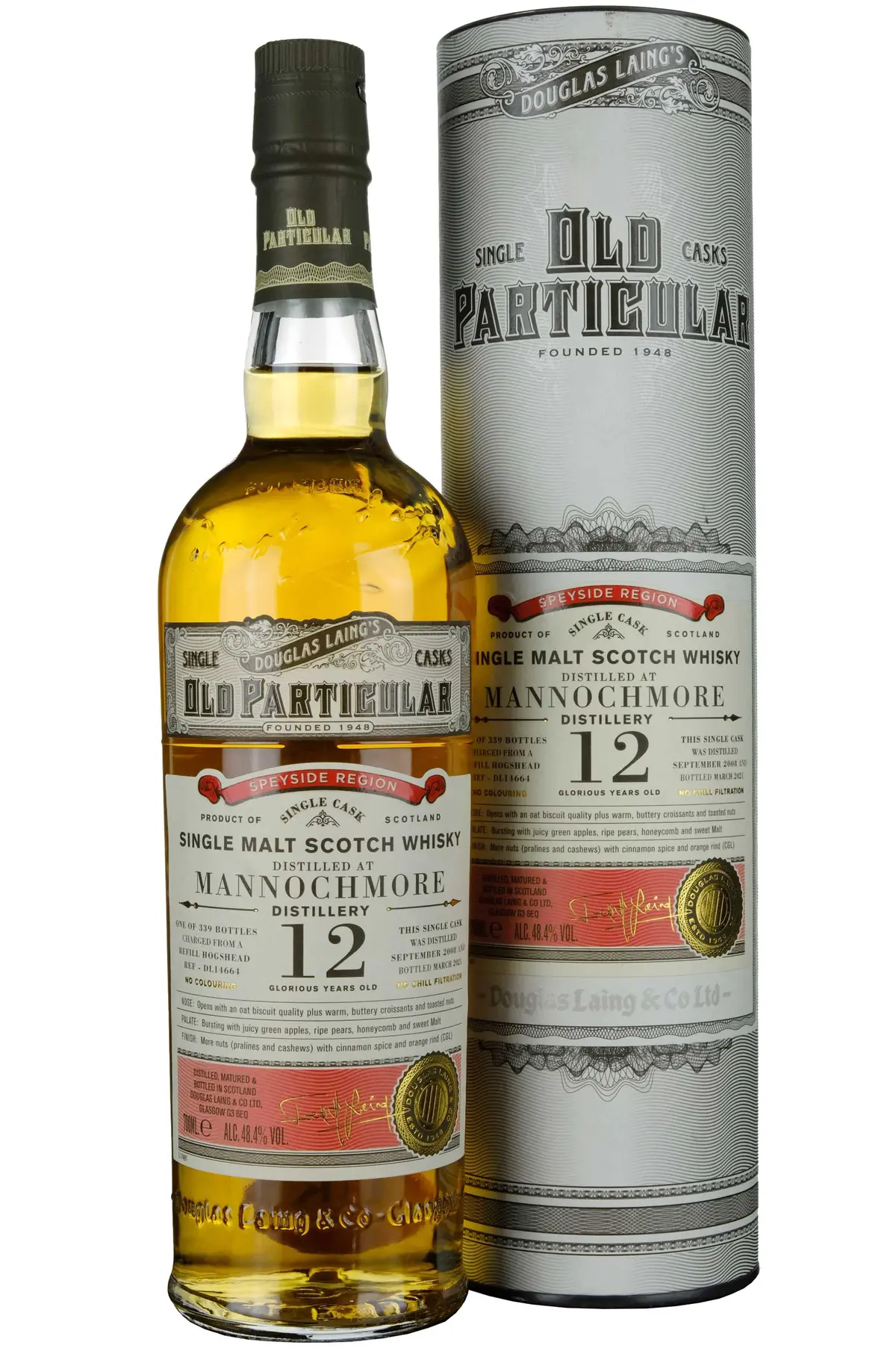 Mannochmore 2008-2021 | 12 Year Old Douglas Laing Old Particular Single Cask Dl14664 1
