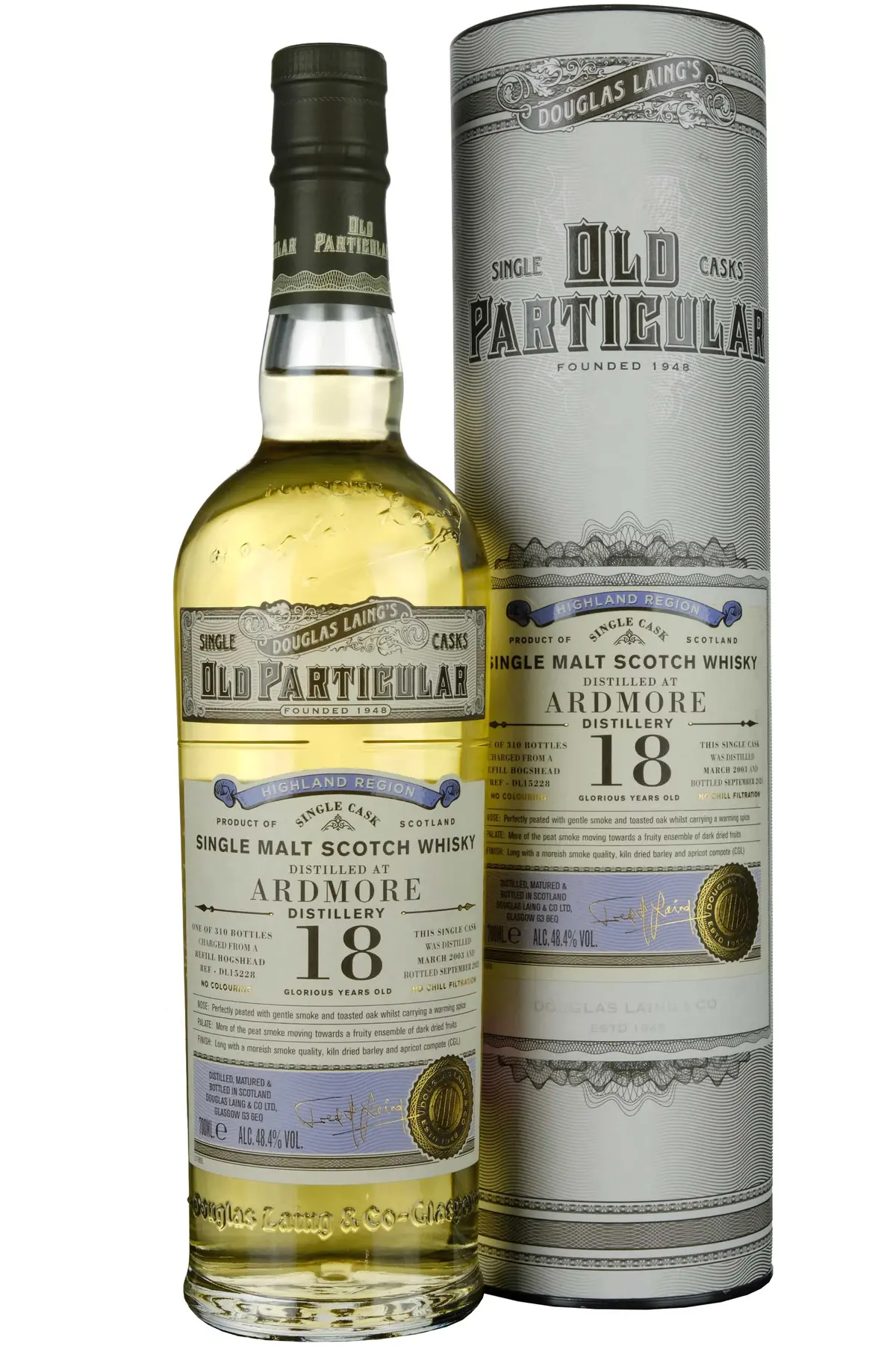 Ardmore 2003-2021 | 18 Year Old Douglas Laing Old Particular Single Cask Dl15228 1