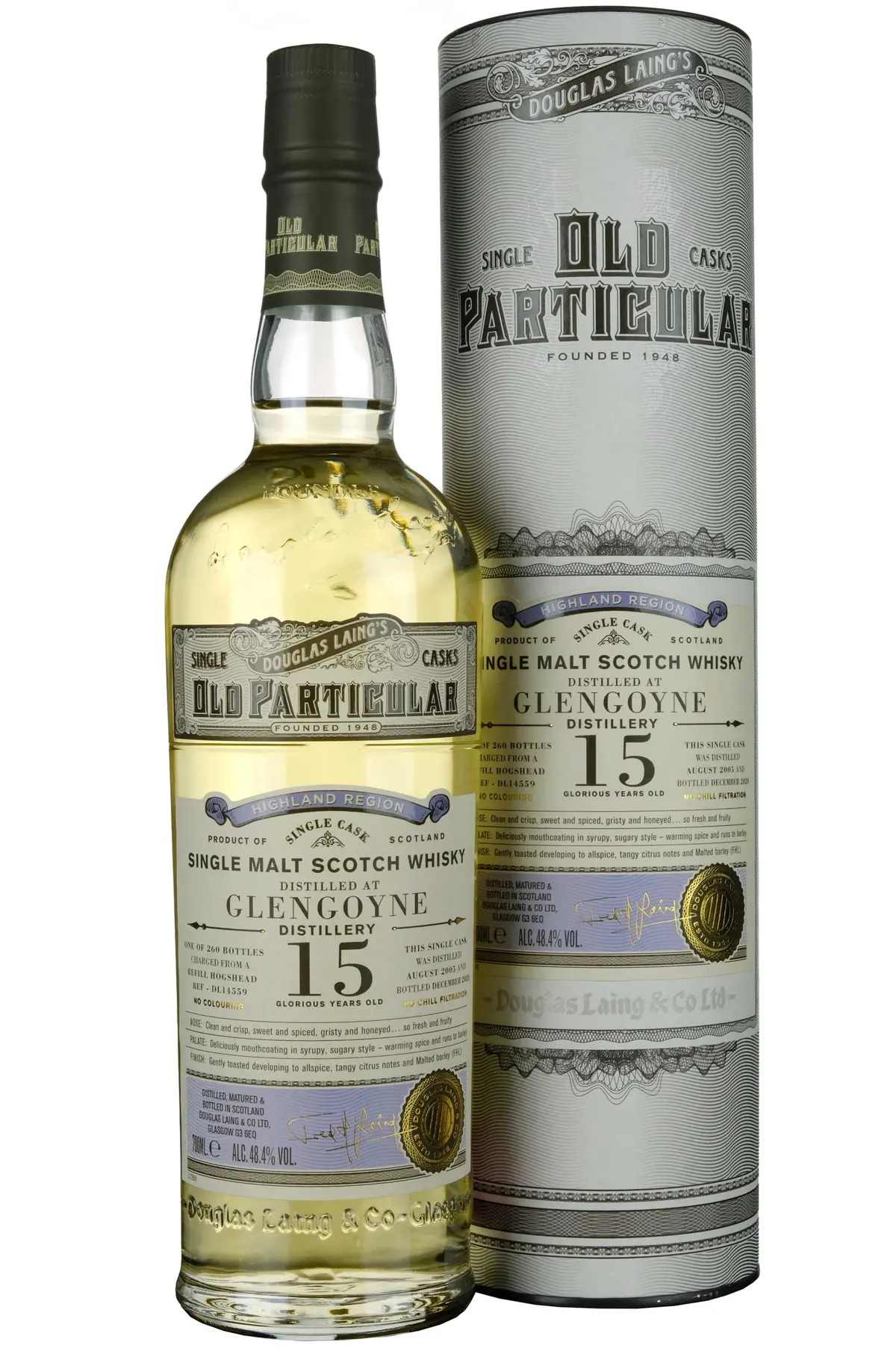 Glengoyne 2005-2020 | 15 Year Old Douglas Laing Old Particular Single Cask Dl14559 1