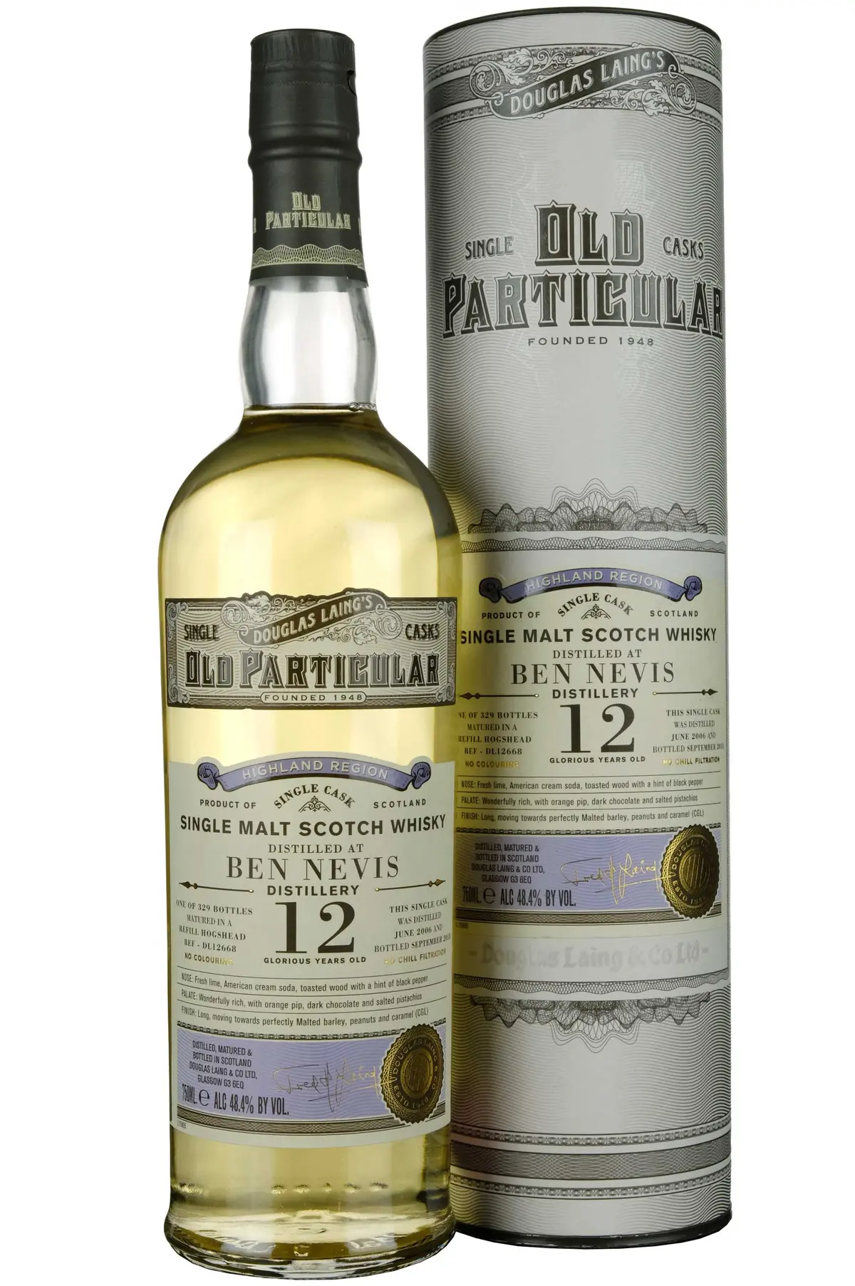 Ben Nevis 2006-2018 | 12 Year Old Douglas Laing Old Particular Single Cask Dl12668 1