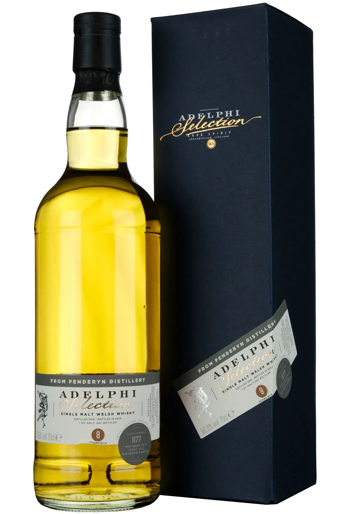 Penderyn 2015-2024 | 8 Year Old Adelphi Selection Single Cask 1177 1