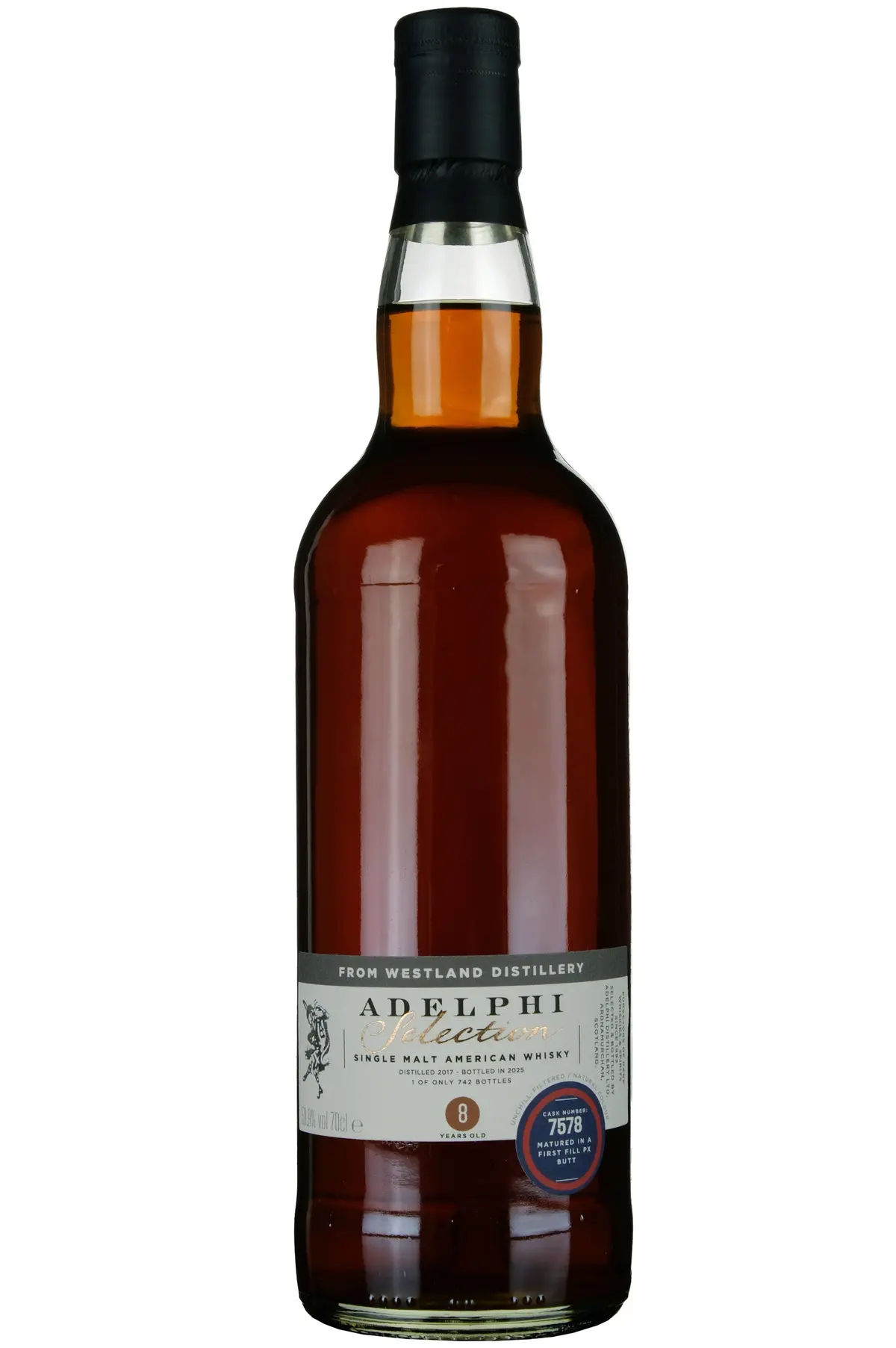 Westland 2017-2025 | 8 Year Old Adelphi Selection Single Cask 7578 1