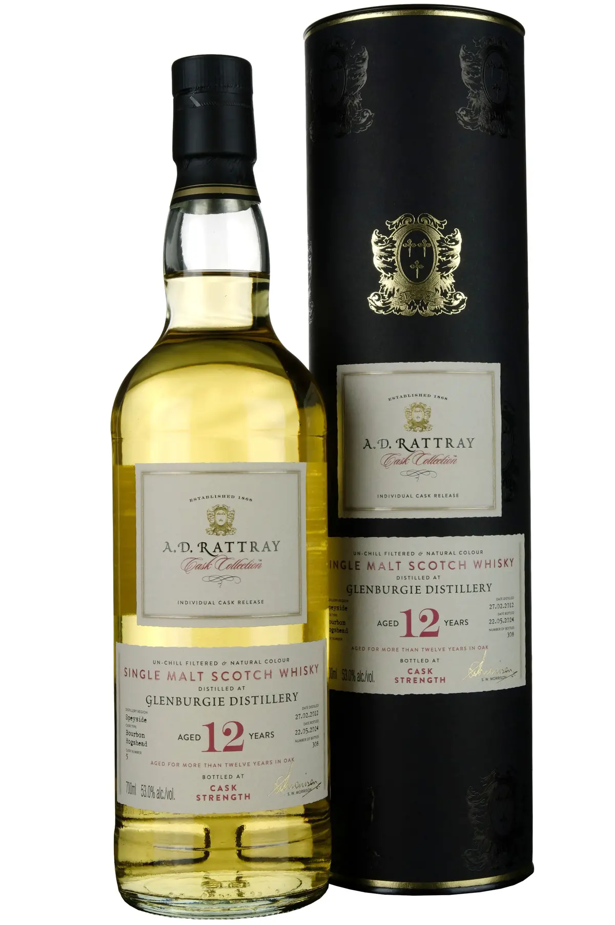 Glenburgie 2012-2024 | 12 Year Old A. D. Rattray Cask Collection Single Cask 5 1